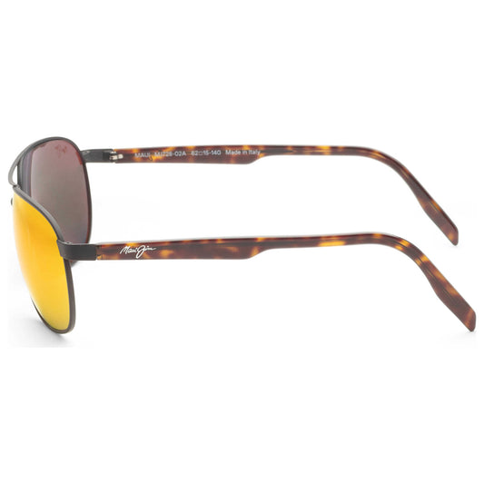 Left view of Maui Jim Castles Men's Sunglasses MJ0728S-004