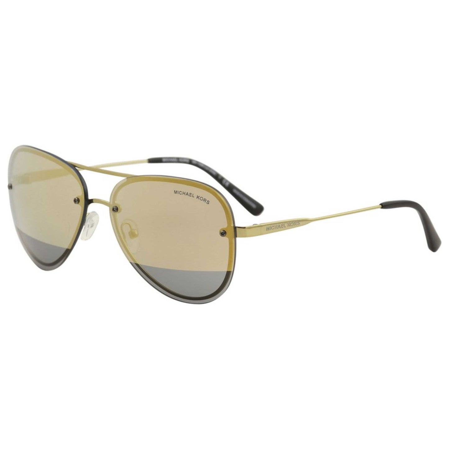Front view of Michael Kors Aviator Men's Sunglasses MK1026-11681Z-59