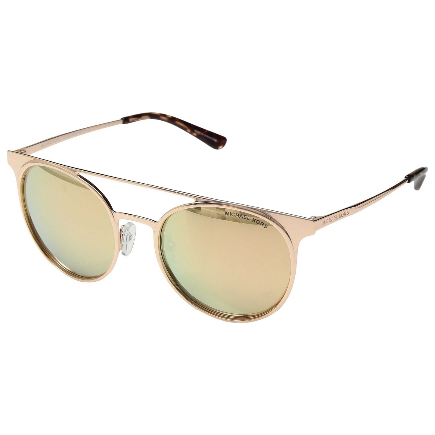 Front view of Michael Kors Aviator Unisex Sunglasses MK1030-10265A-52