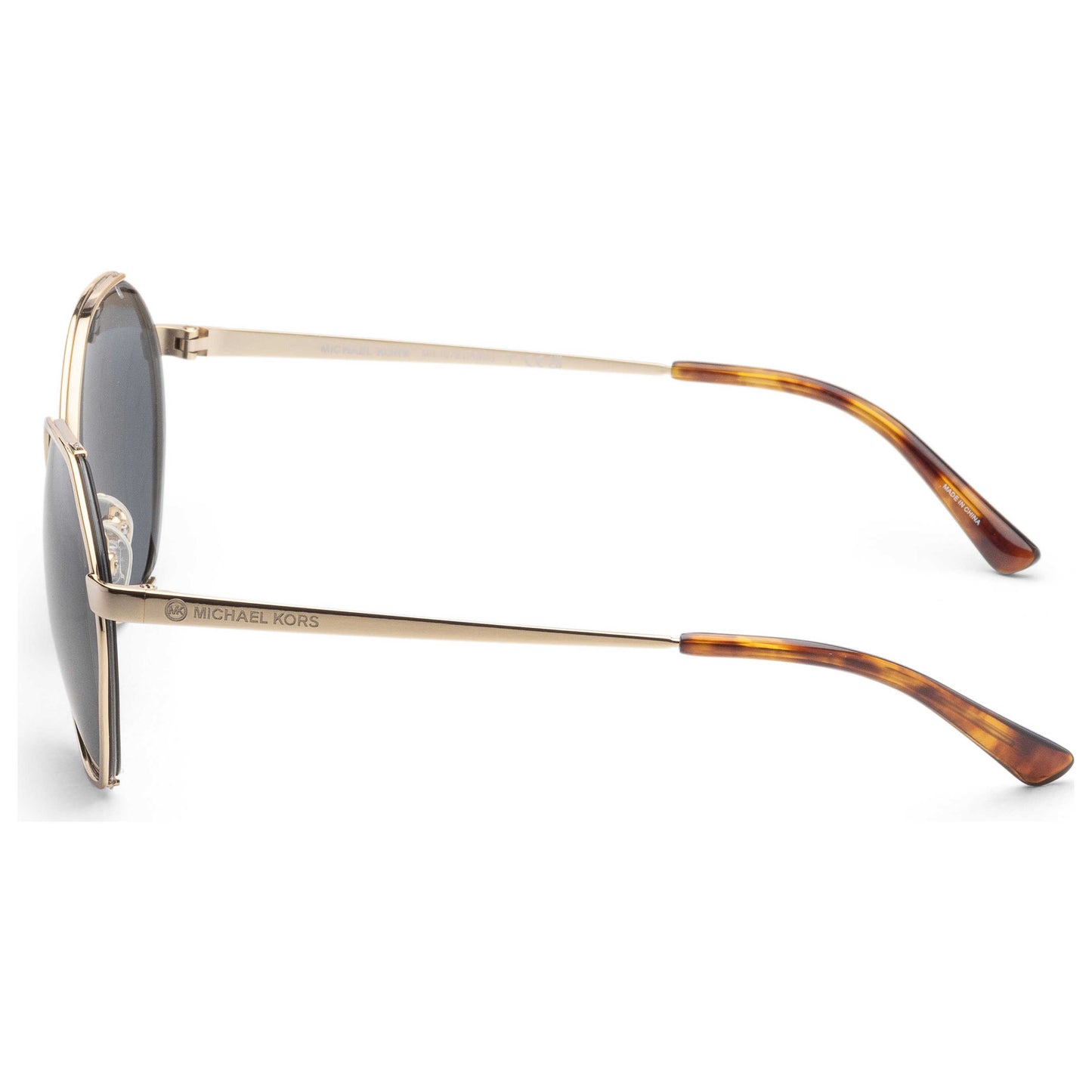 Left view of Michael Kors Fashion Women's Sunglasses MK1072-101487-57