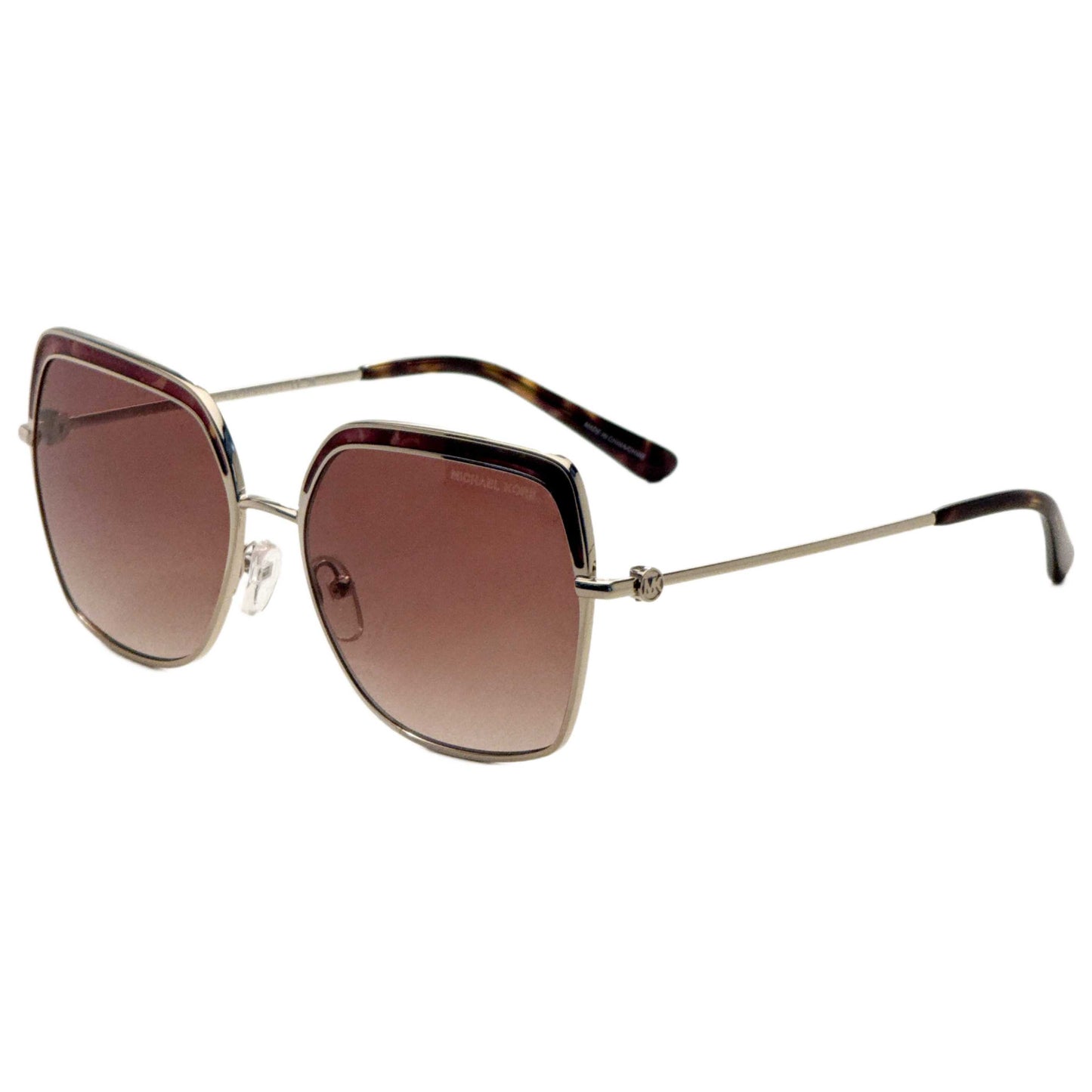 Front view of Michael Kors Greenpoint Women's Sunglasses MK1141-101413-57