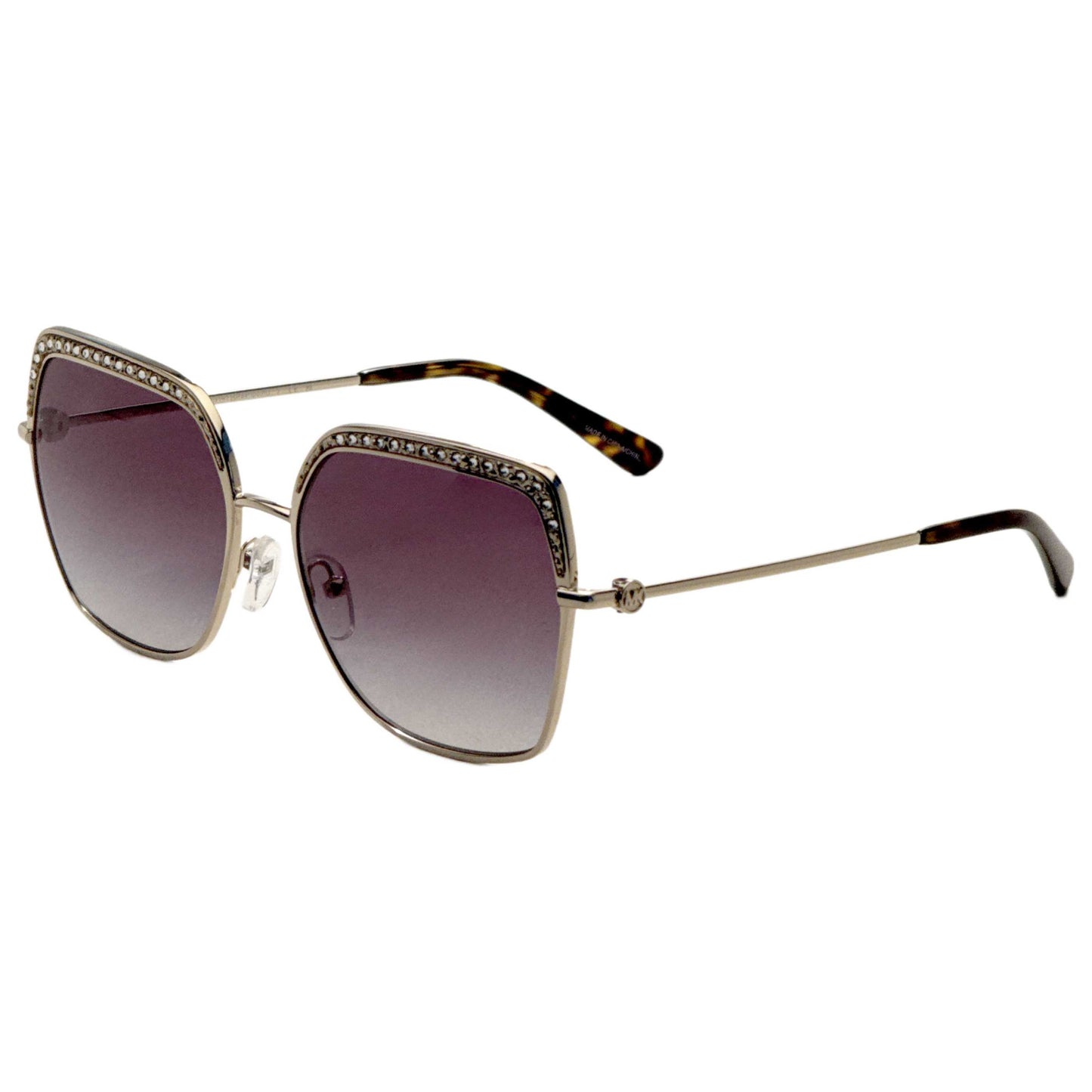 Front view of Michael Kors Greenpoint Women's Sunglasses MK1141-10188G-57