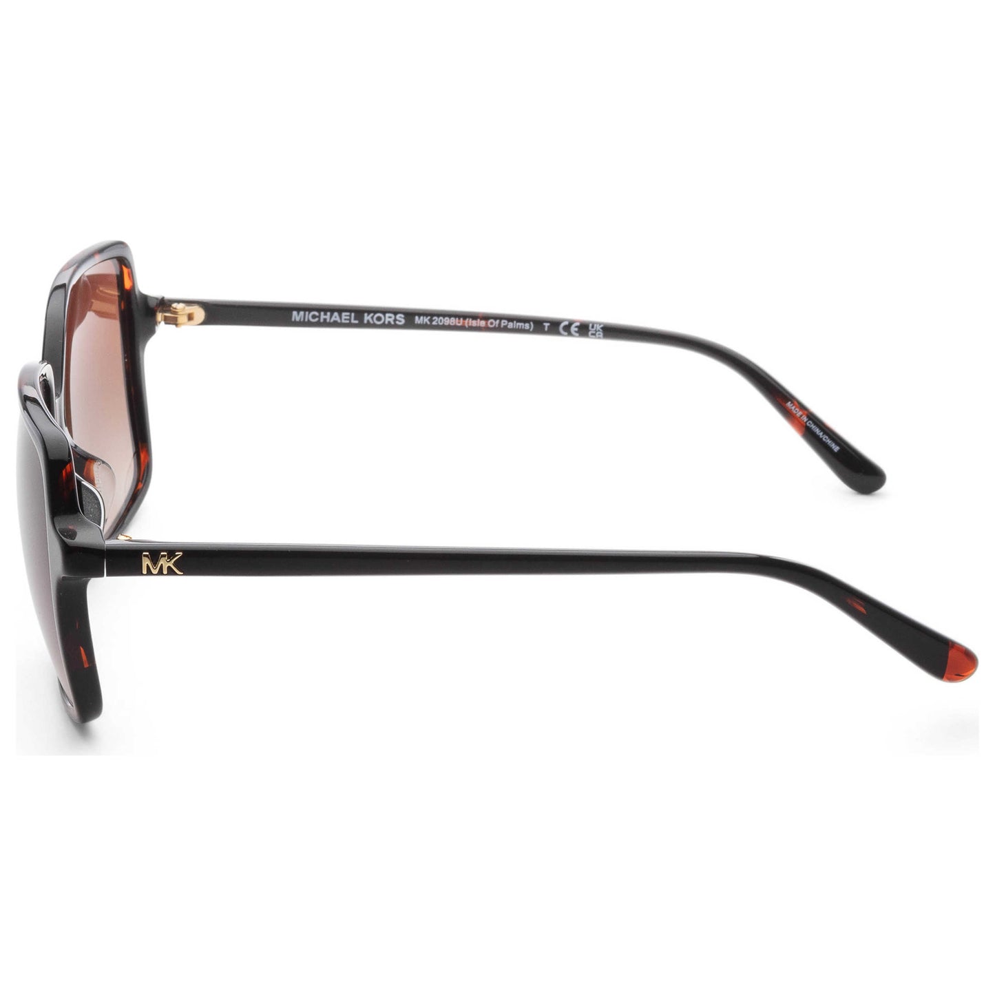 Left view of Michael Kors Isle of Palms Women's Sunglasses MK2098U-378113-56