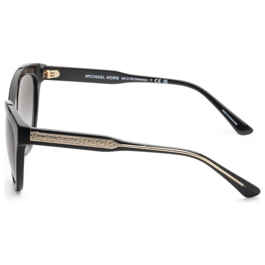 Left view of Michael Kors Makena Women's Sunglasses MK2158-30058G-55