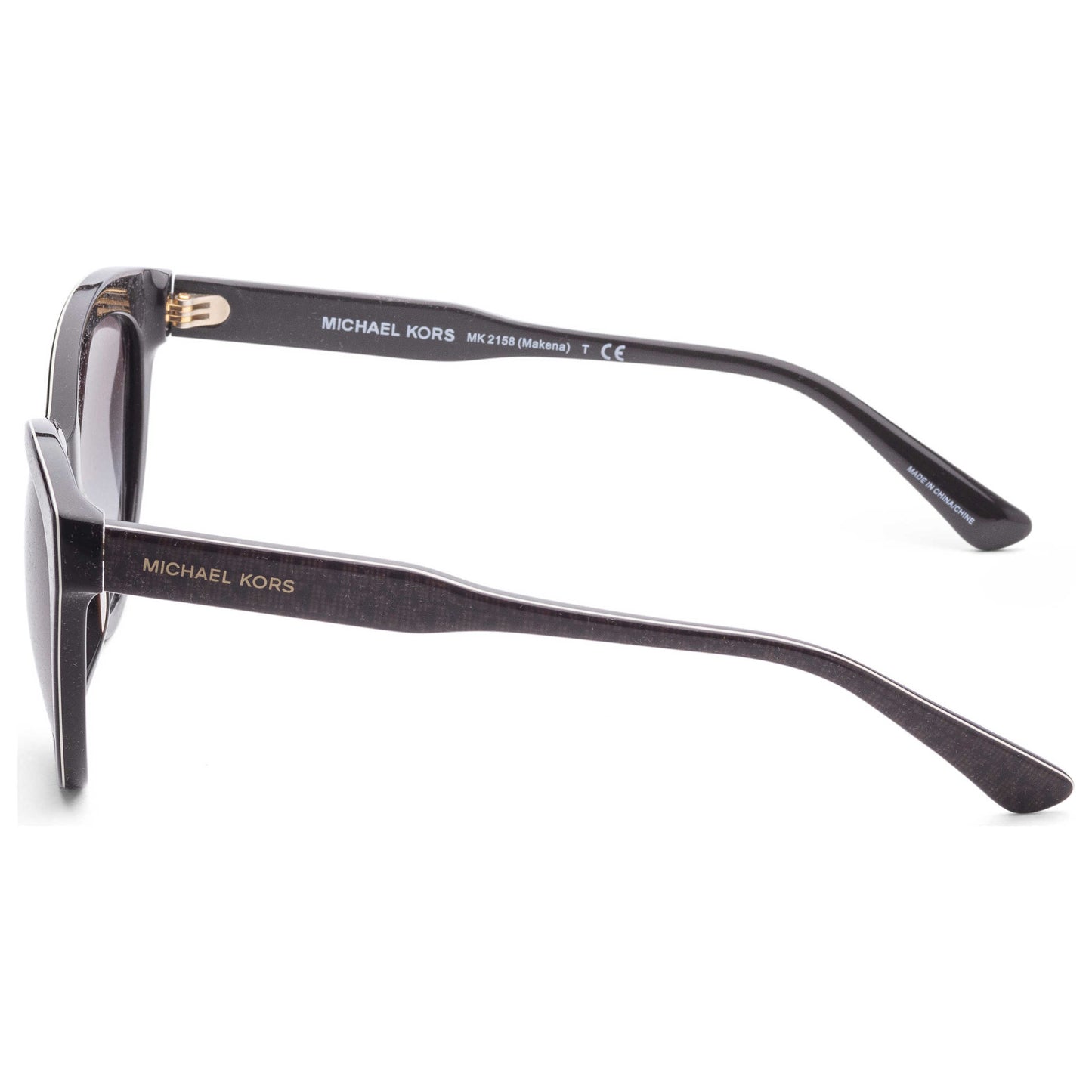 Left view of Michael Kors Fashion Women's Sunglasses MK2158-35658G-55