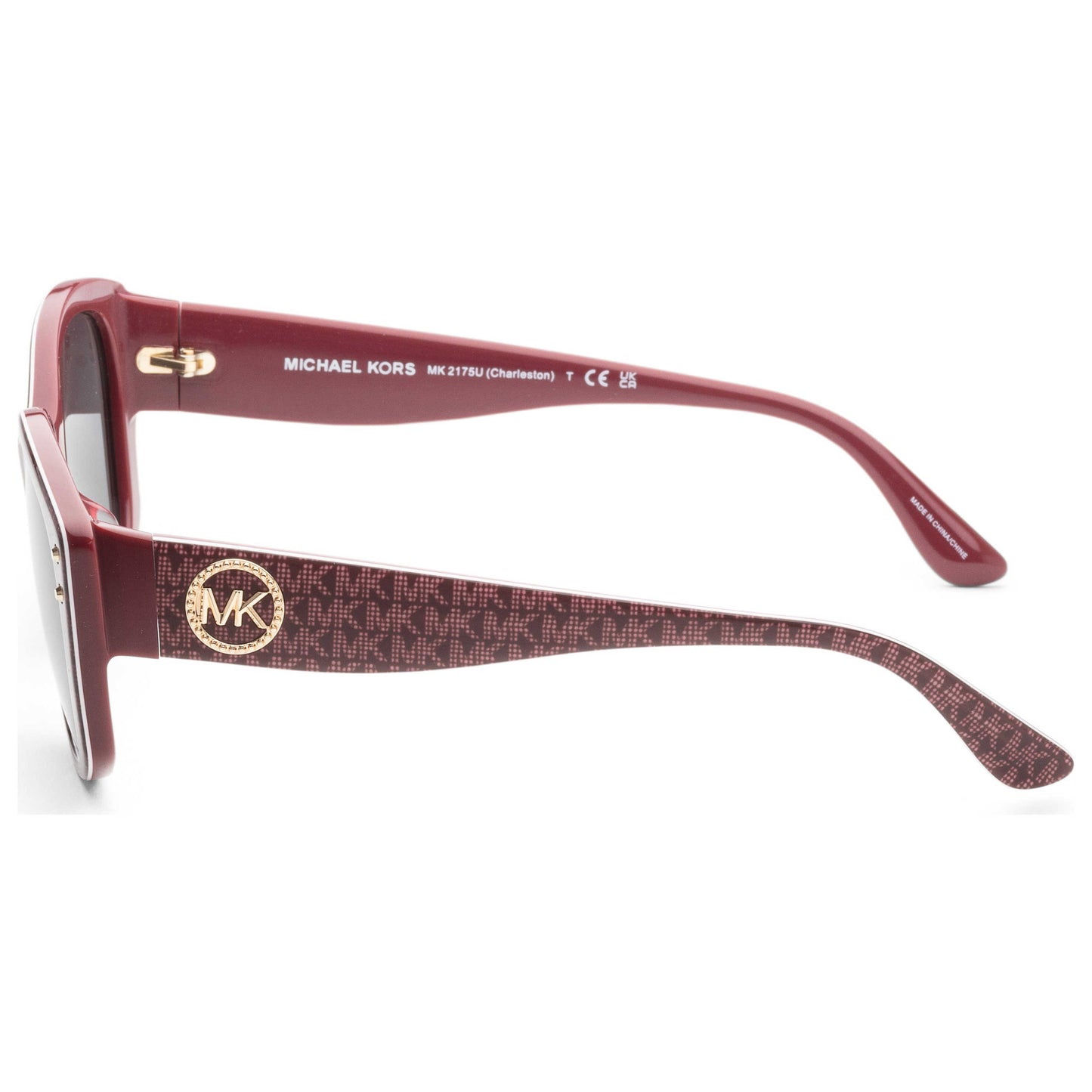 Left view of Michael Kors Charleston Women's Sunglasses MK2175U-392387
