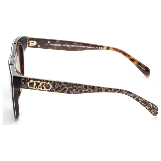 Left view of Michael Kors Empire Square Women's Sunglasses MK2193U-189073-52