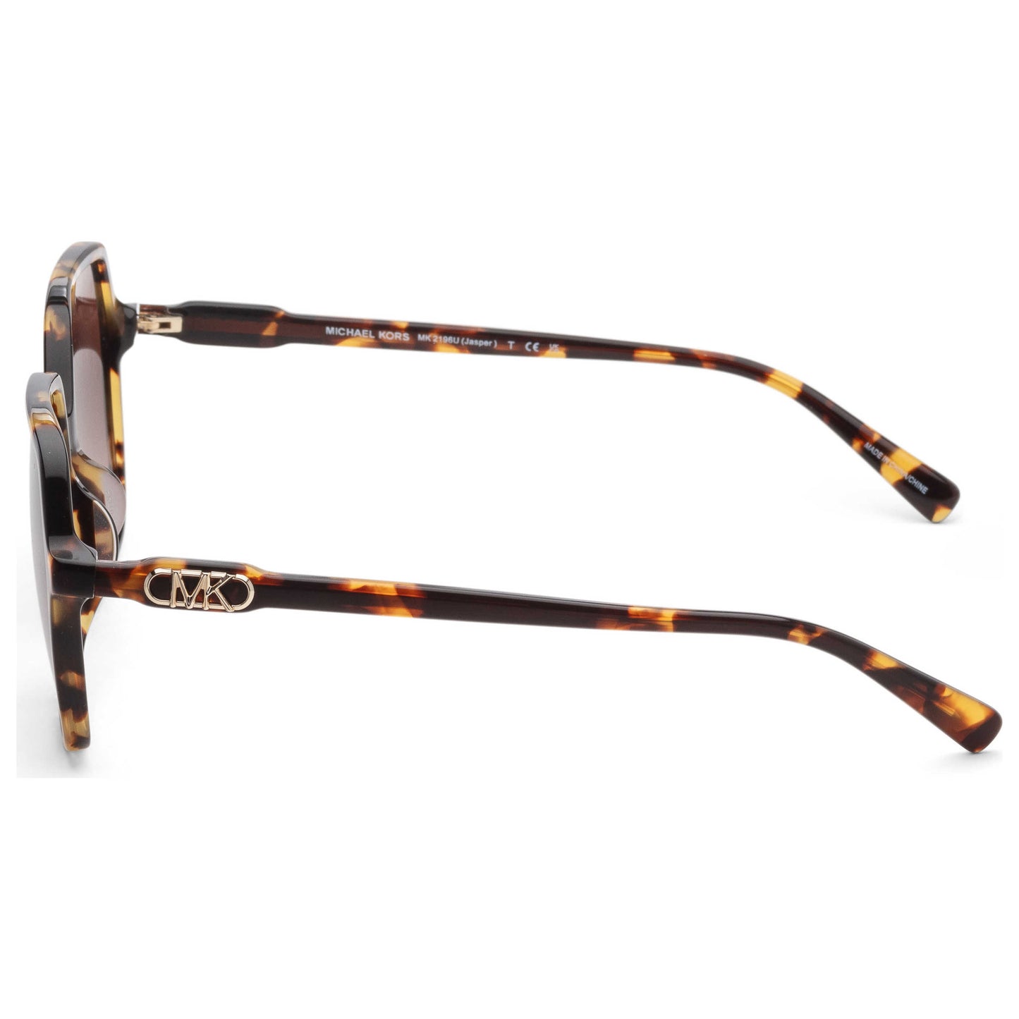 Left view of Michael Kors Jasper Women's Sunglasses MK2196U-300613-58