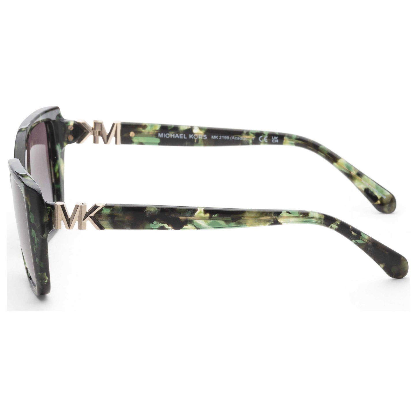Left view of Michael Kors Fashion Women's Sunglasses MK2199-39538G-55
