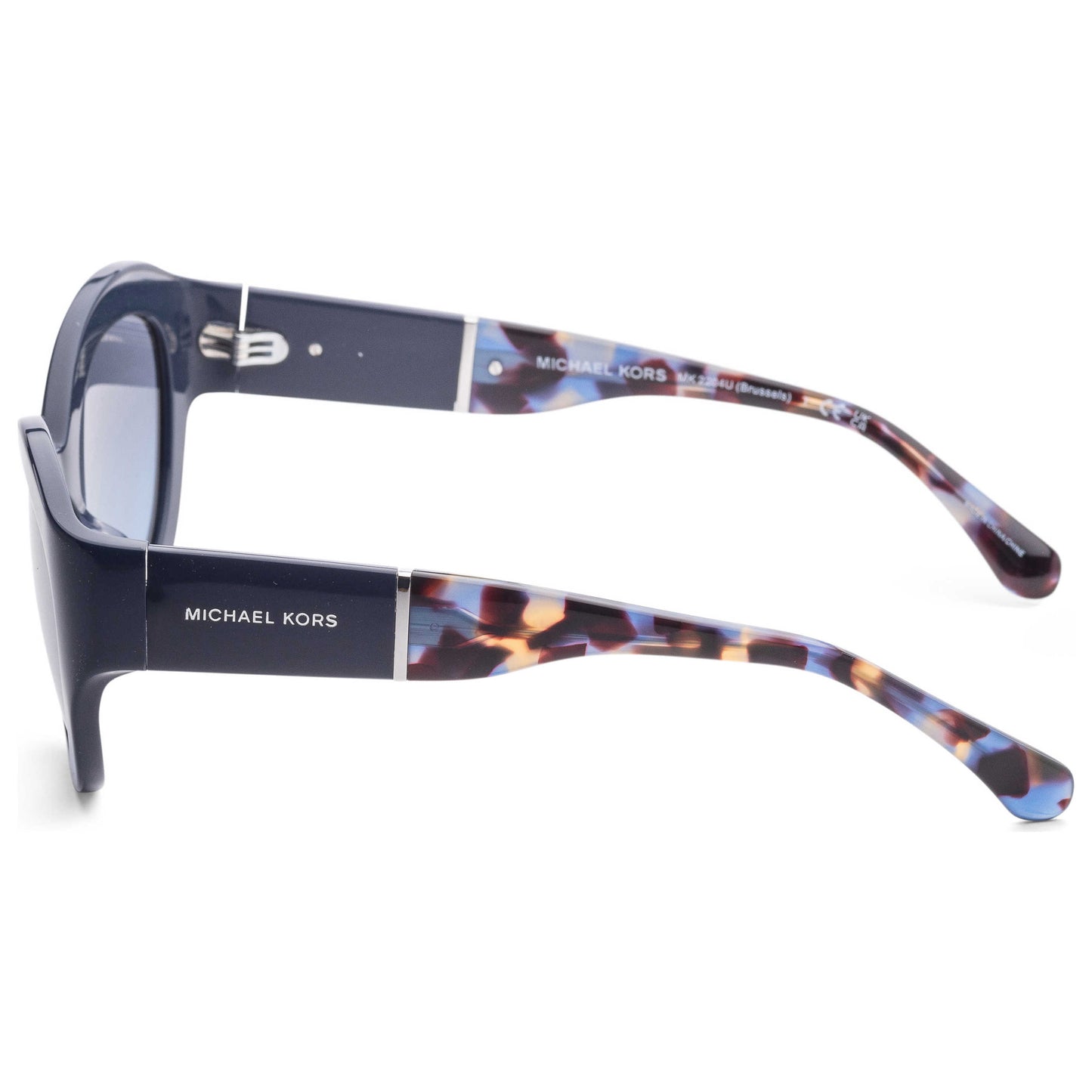 Left view of Michael Kors Brussels Women's Sunglasses MK2204U-39488F-54
