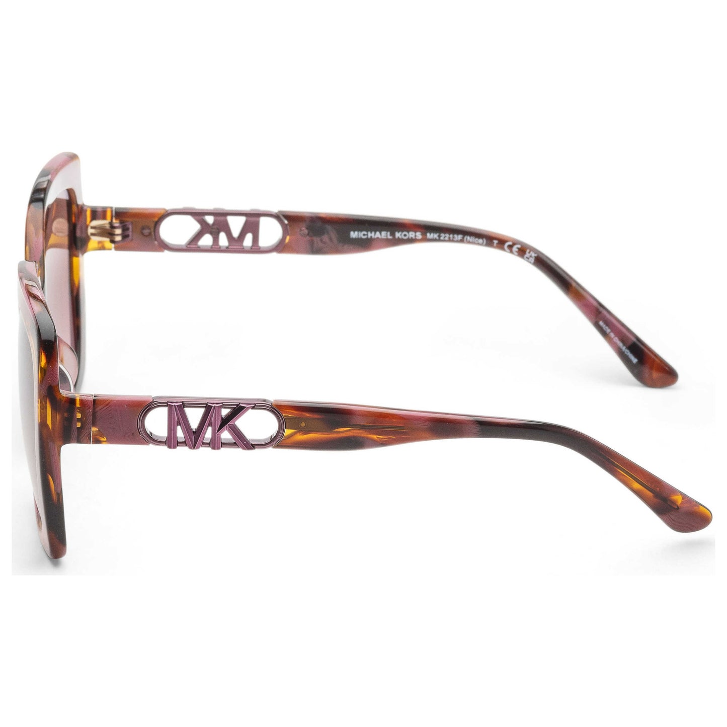 Left view of Michael Kors Fashion Women's Sunglasses MK2213F-39989T-58