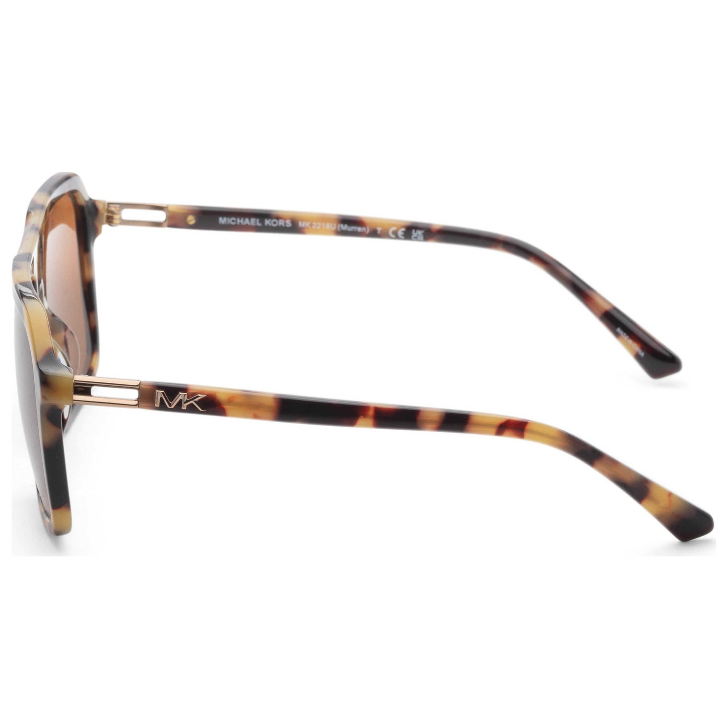 Left view of Michael Kors Murren Men's Sunglasses MK2218U-393073-58