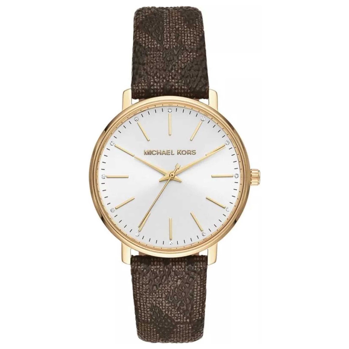 Front view of Michael Kors Pyper Women's Quartz Watch MK2857