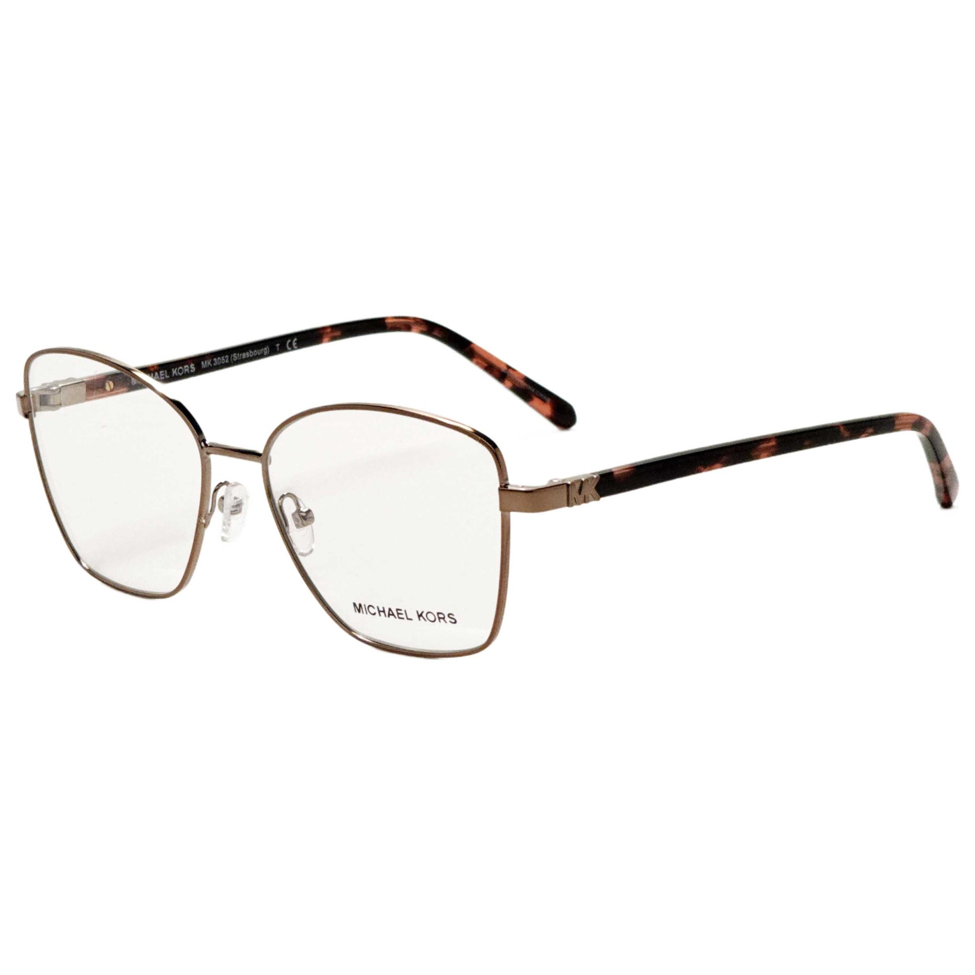 Front view of Michael Kors Strasbourg Women's Opticals MK3052-1213-54
