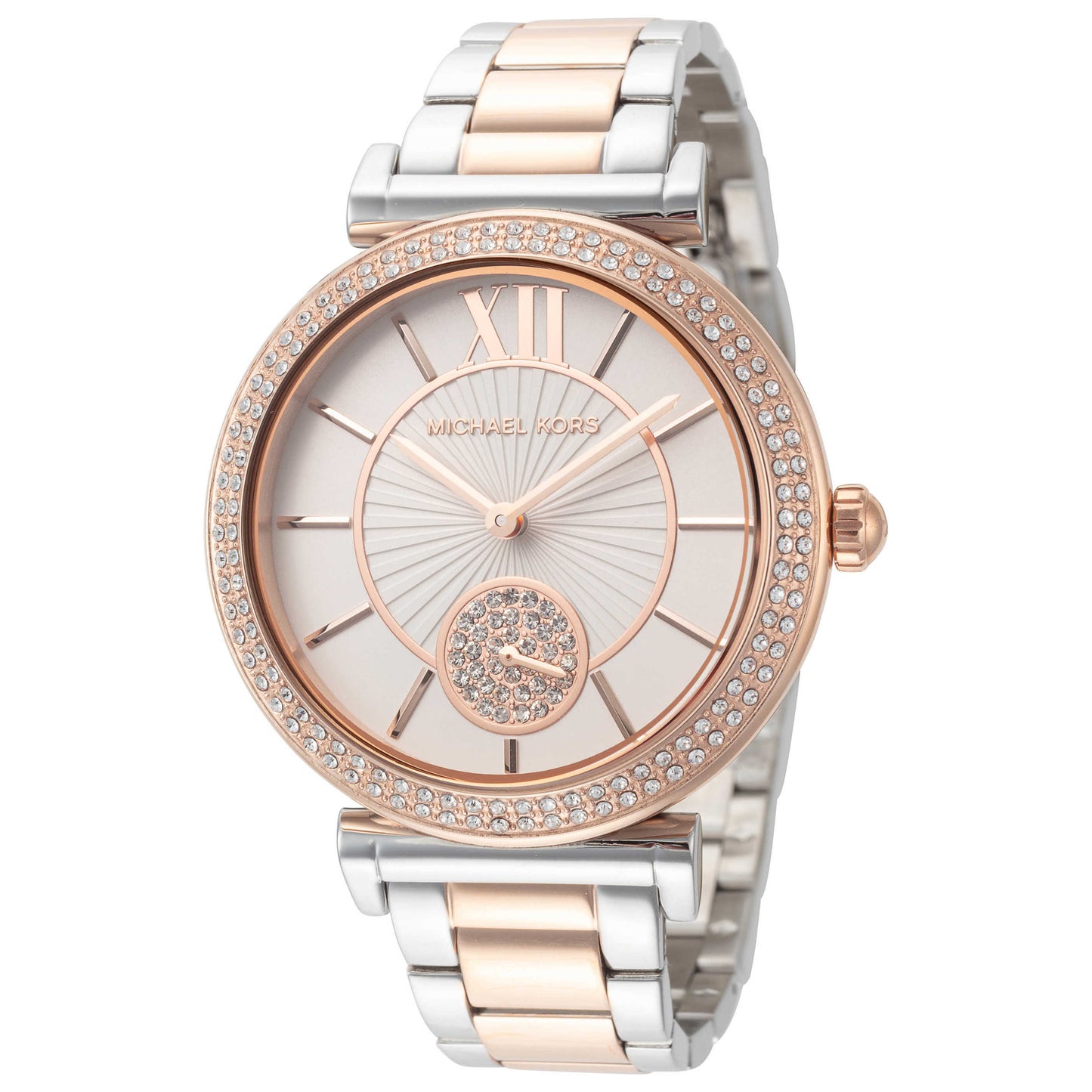 Front view of Michael Kors Abbey Women's Quartz Watch MK4616