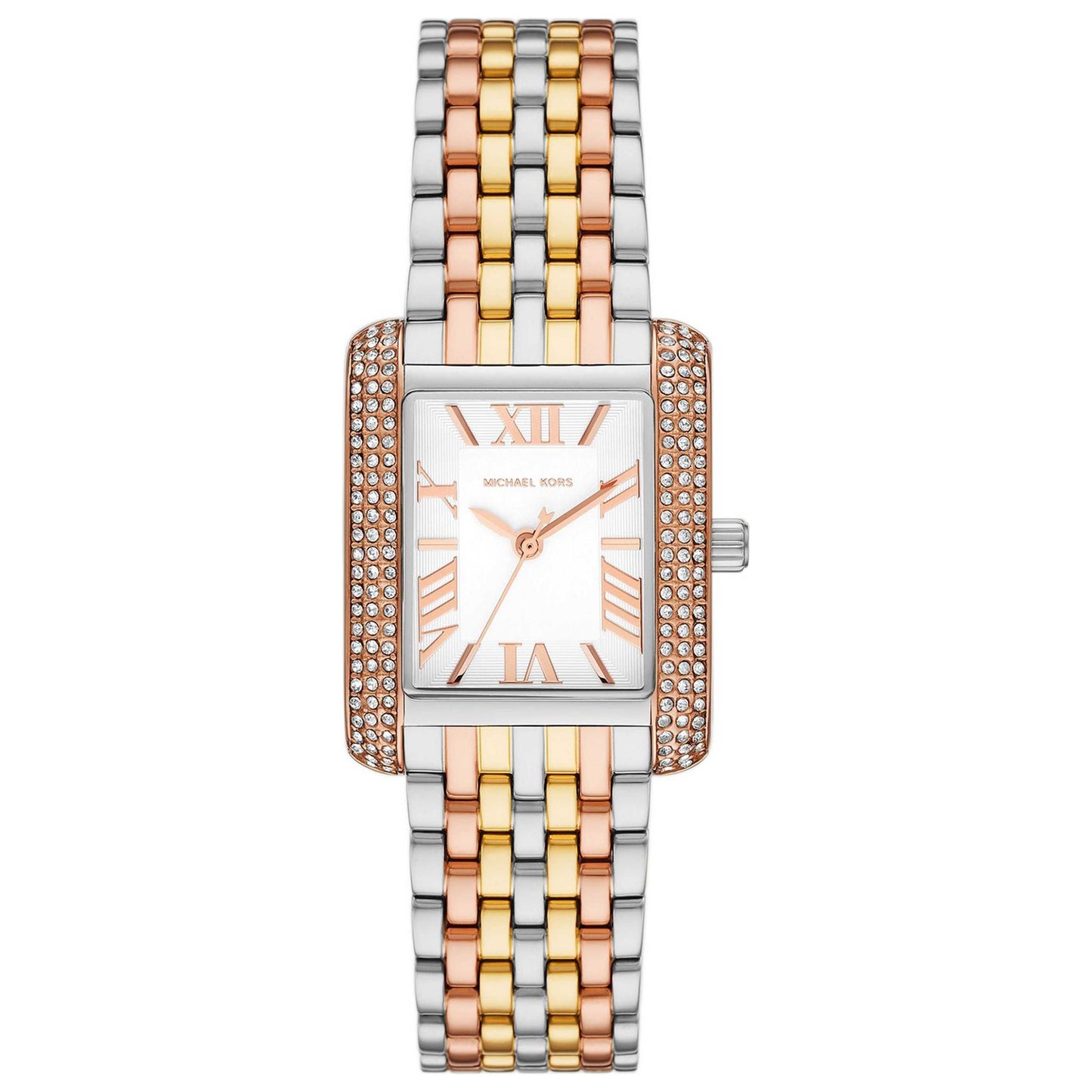 Front view of Michael Kors Petite Emery Women's Quartz Watch MK4744