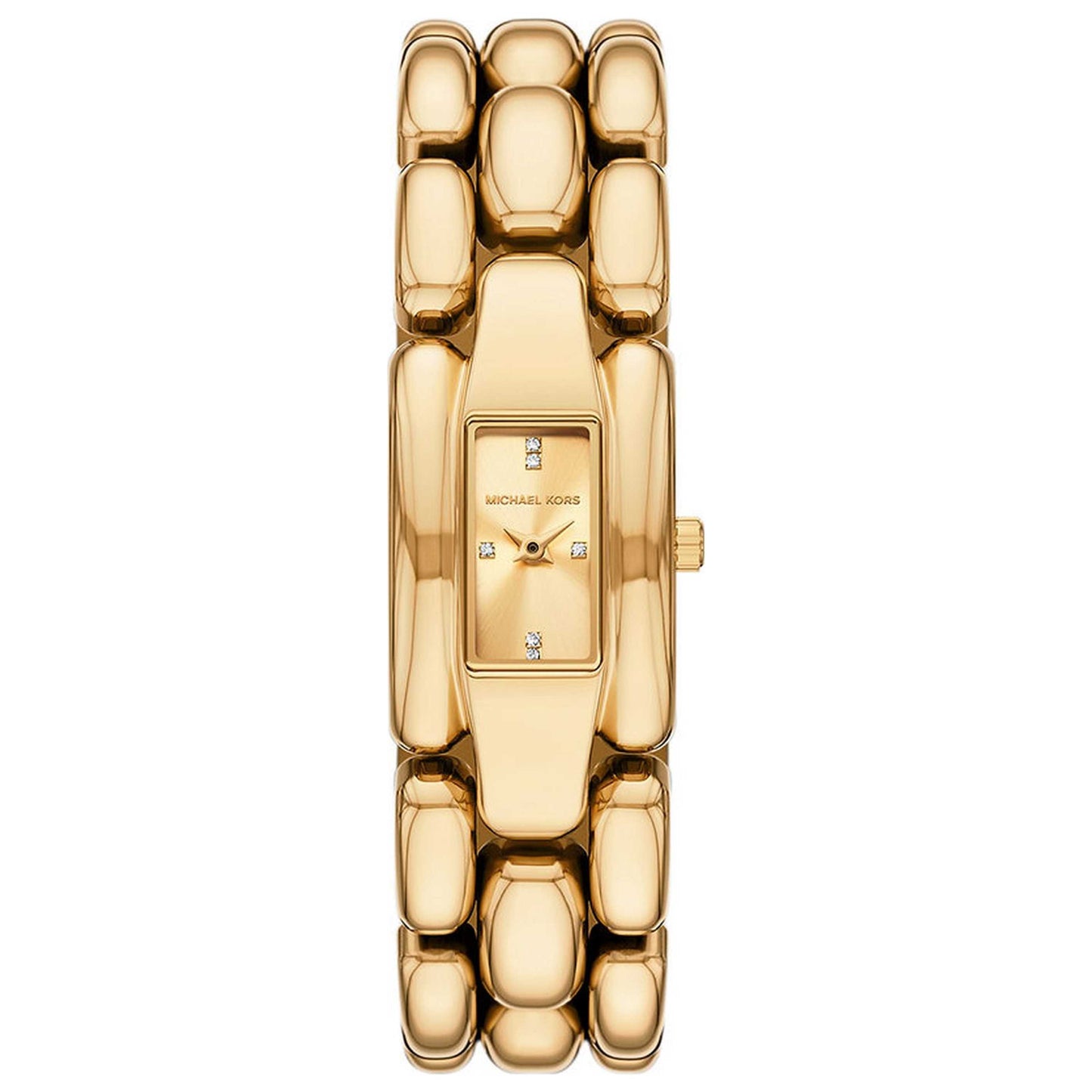 Front view of Michael Kors Mini Hally Women's Quartz Watch MK4921