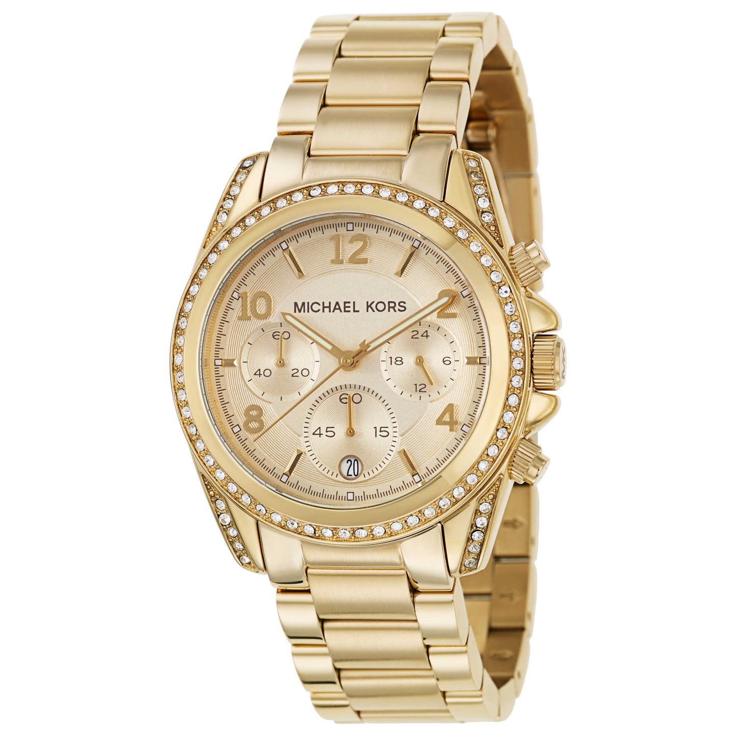 Front view of Michael Kors Blair Women's Japanese Quartz (Battery-Powered) Watch MK5166