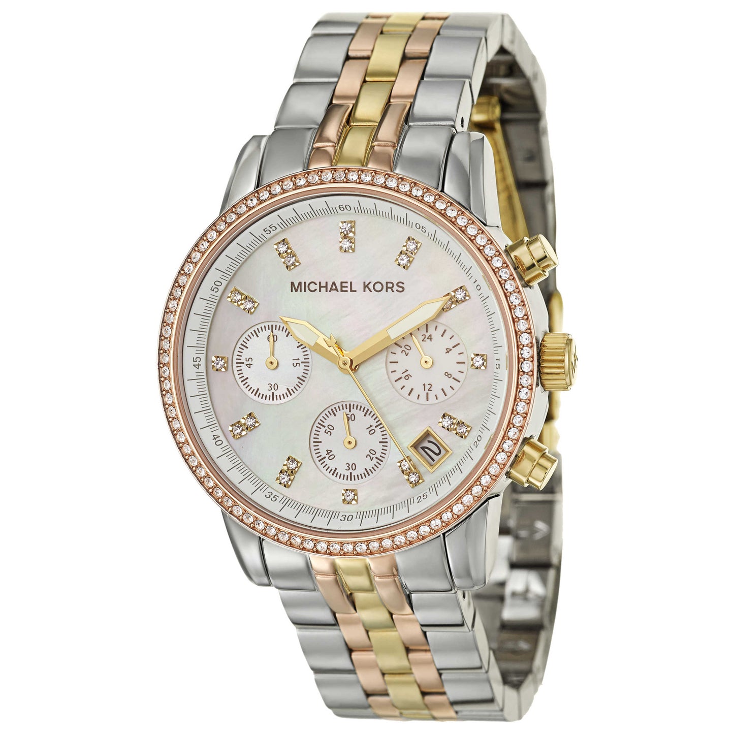 Front view of Michael Kors Ritz Women's Japanese Quartz (Battery-Powered) Watch MK5650
