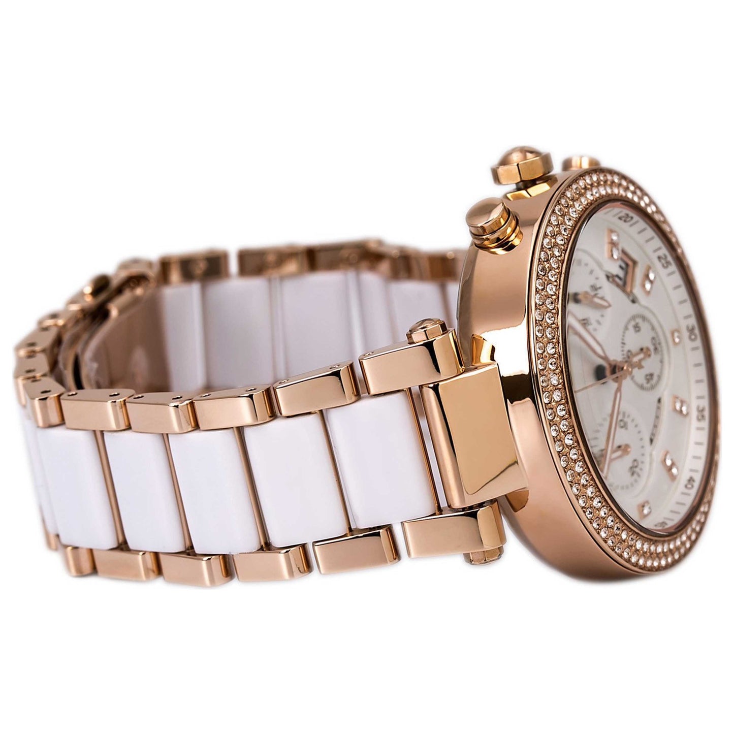 Left view of Michael Kors Parker Women's Quartz Watch MK5774