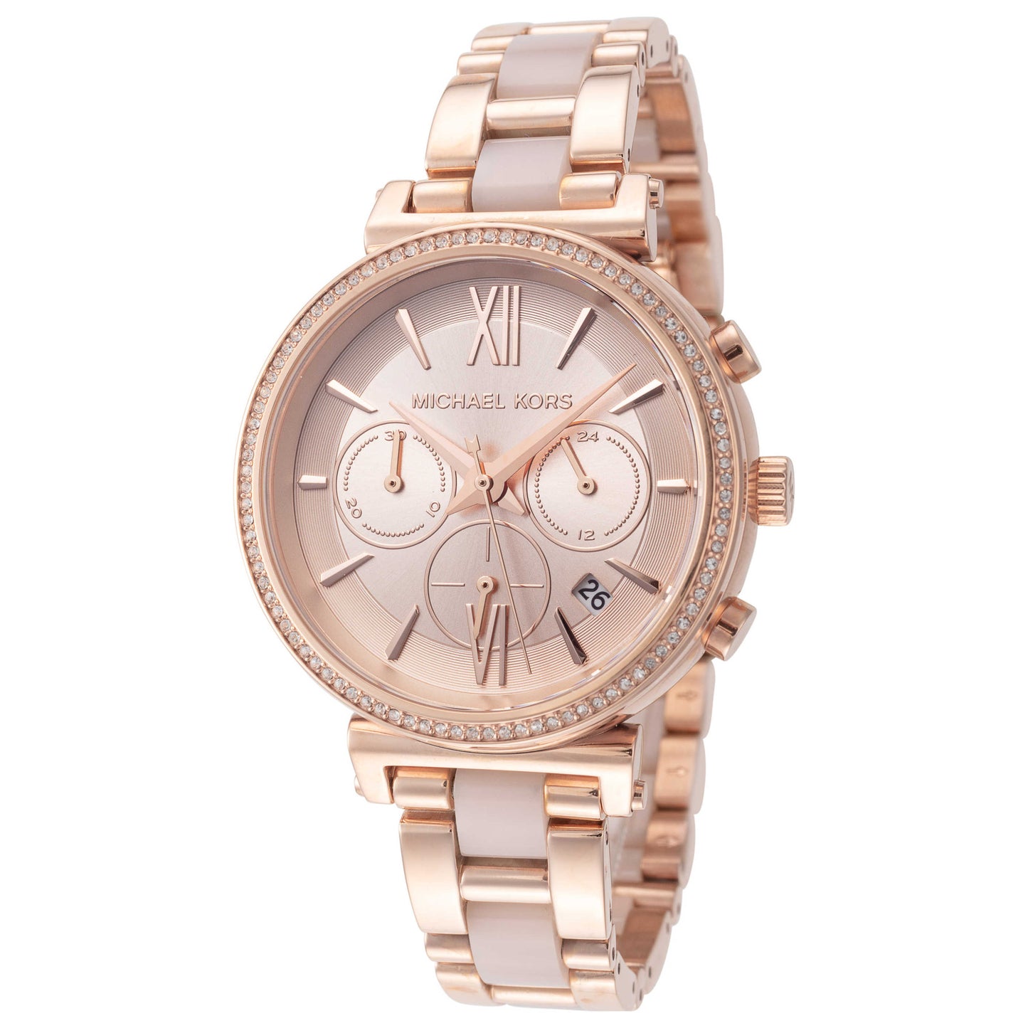 Front view of Michael Kors Sofie Women's Quartz Watch MK6560