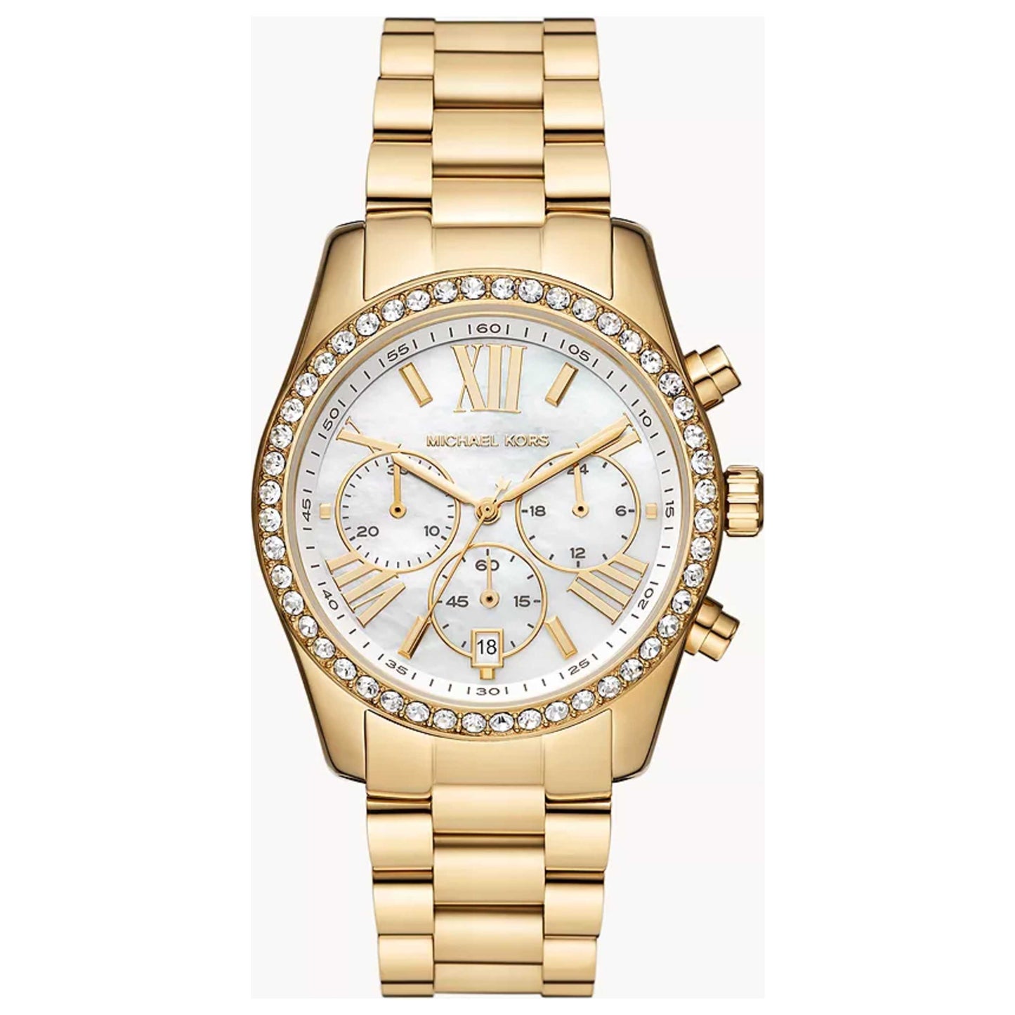 Front view of Michael Kors Lexington Women's Quartz Watch MK7241