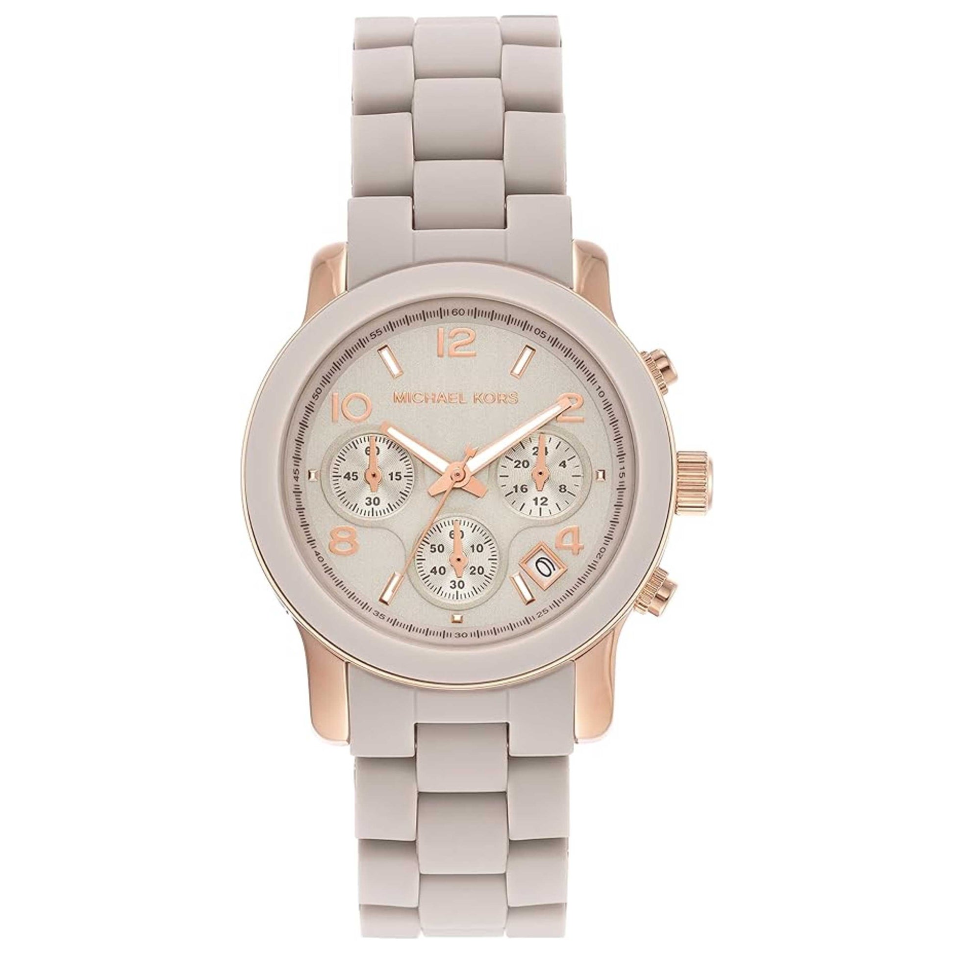 Front view of Michael Kors Runway Women's Quartz Watch MK7386