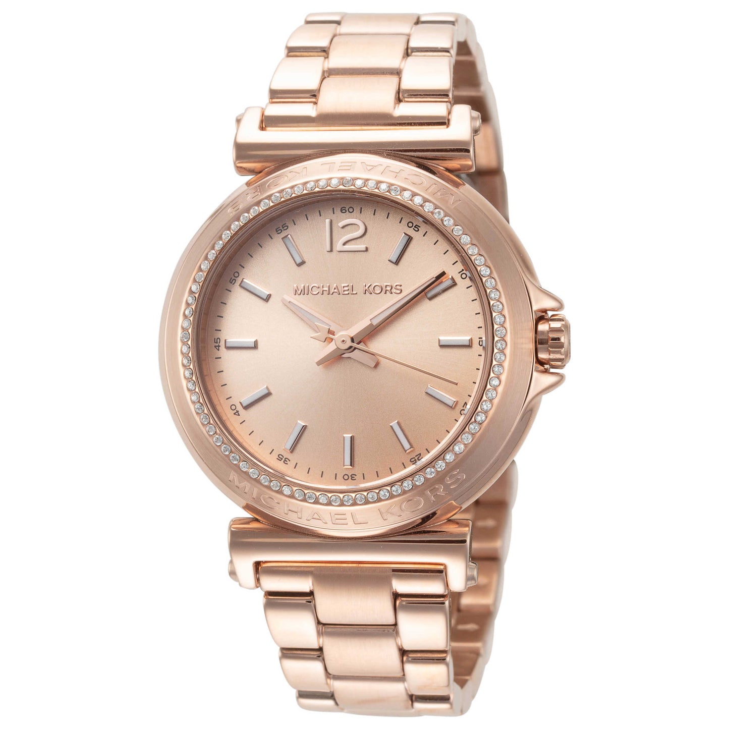 Front view of Michael Kors Mini Maren Women's Quartz Watch MK7491