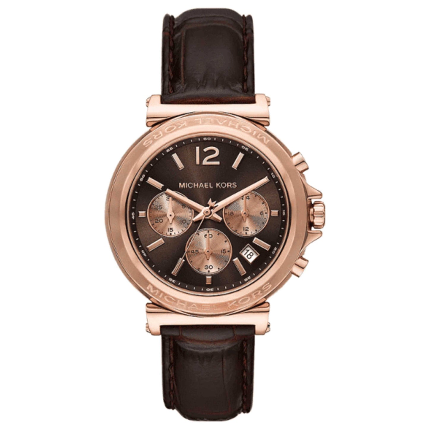 Front view of Michael Kors Maren Unisex Quartz Watch MK7497