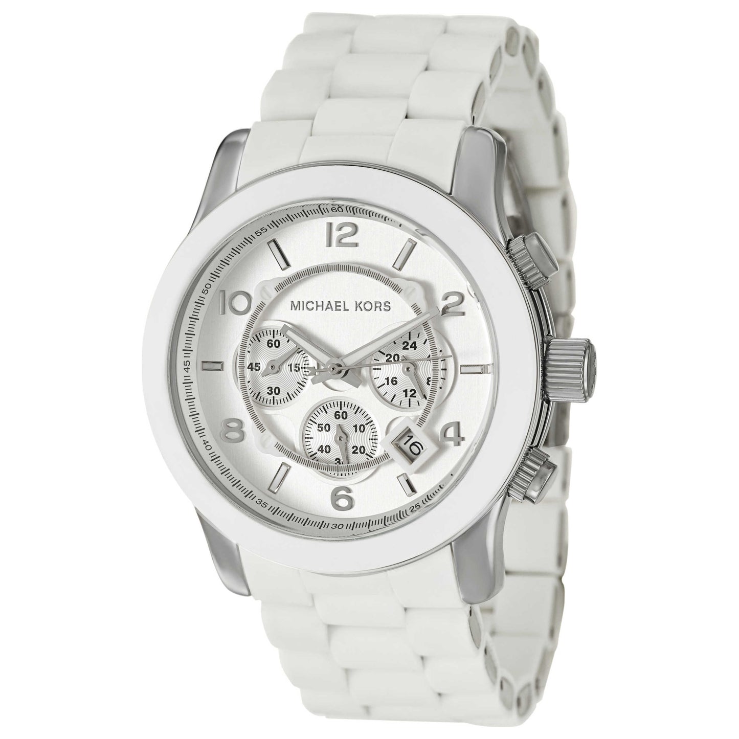 Front view of Michael Kors Runway Men's Japanese Quartz (Battery-Powered) Watch MK8108