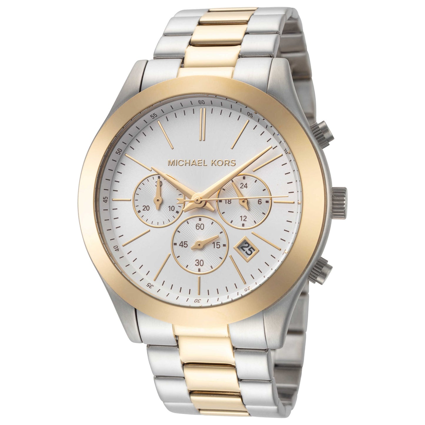 Front view of Michael Kors Slim Runway Men's Quartz Watch MK8986