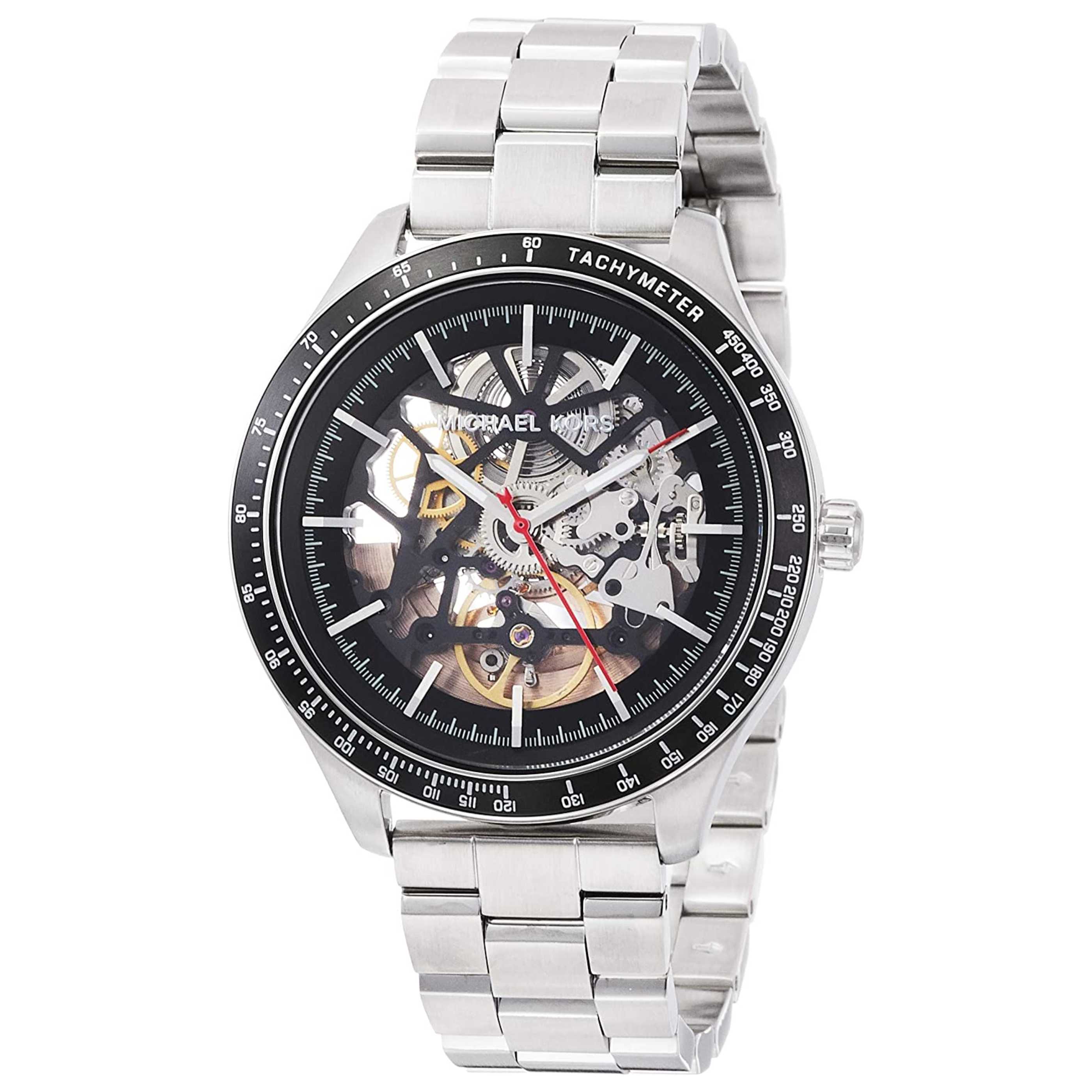 MICHEAL KORS 腕時計 Michael Kors Lexington Quartz Green Dial Two Tone Steel Strap