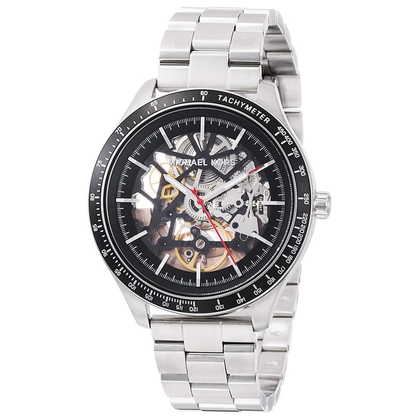 Front view of Michael Kors Merrick Men's Automatic Watch MK9037