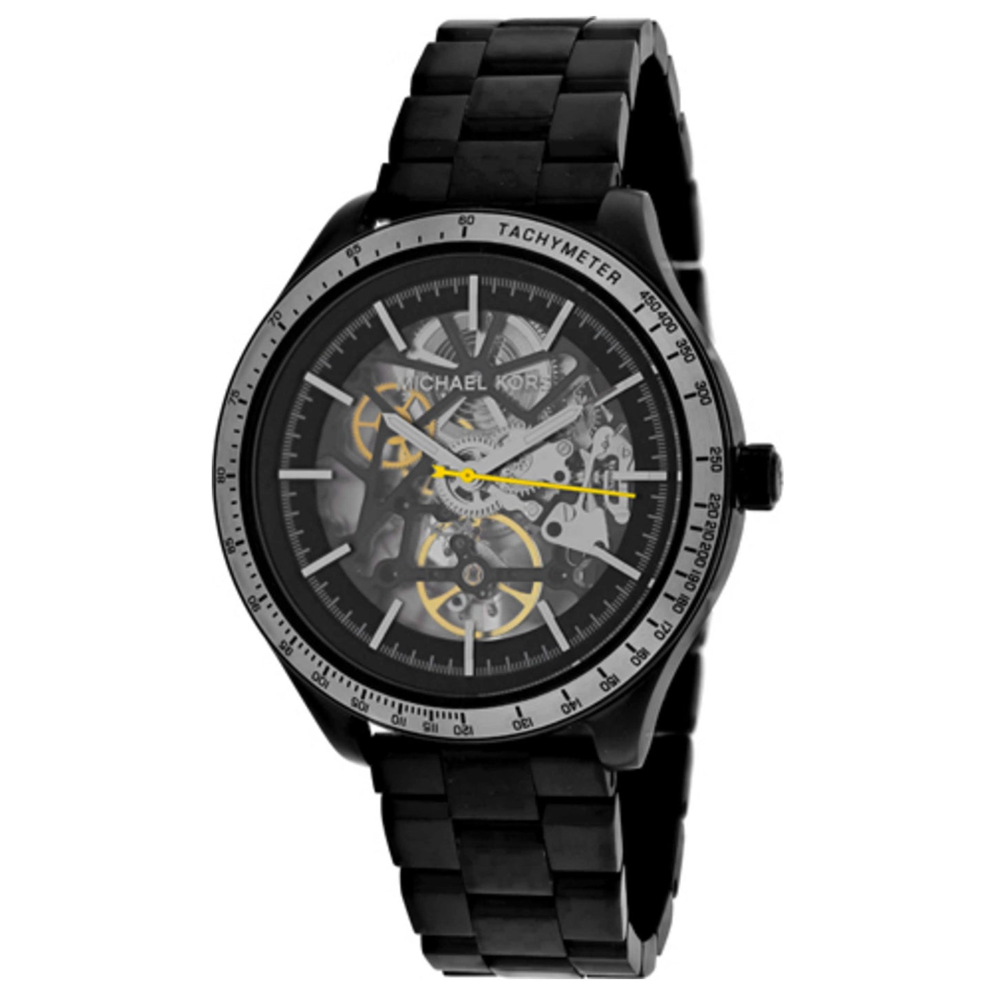 Front view of Michael Kors Merrick Men's Automatic Watch MK9038