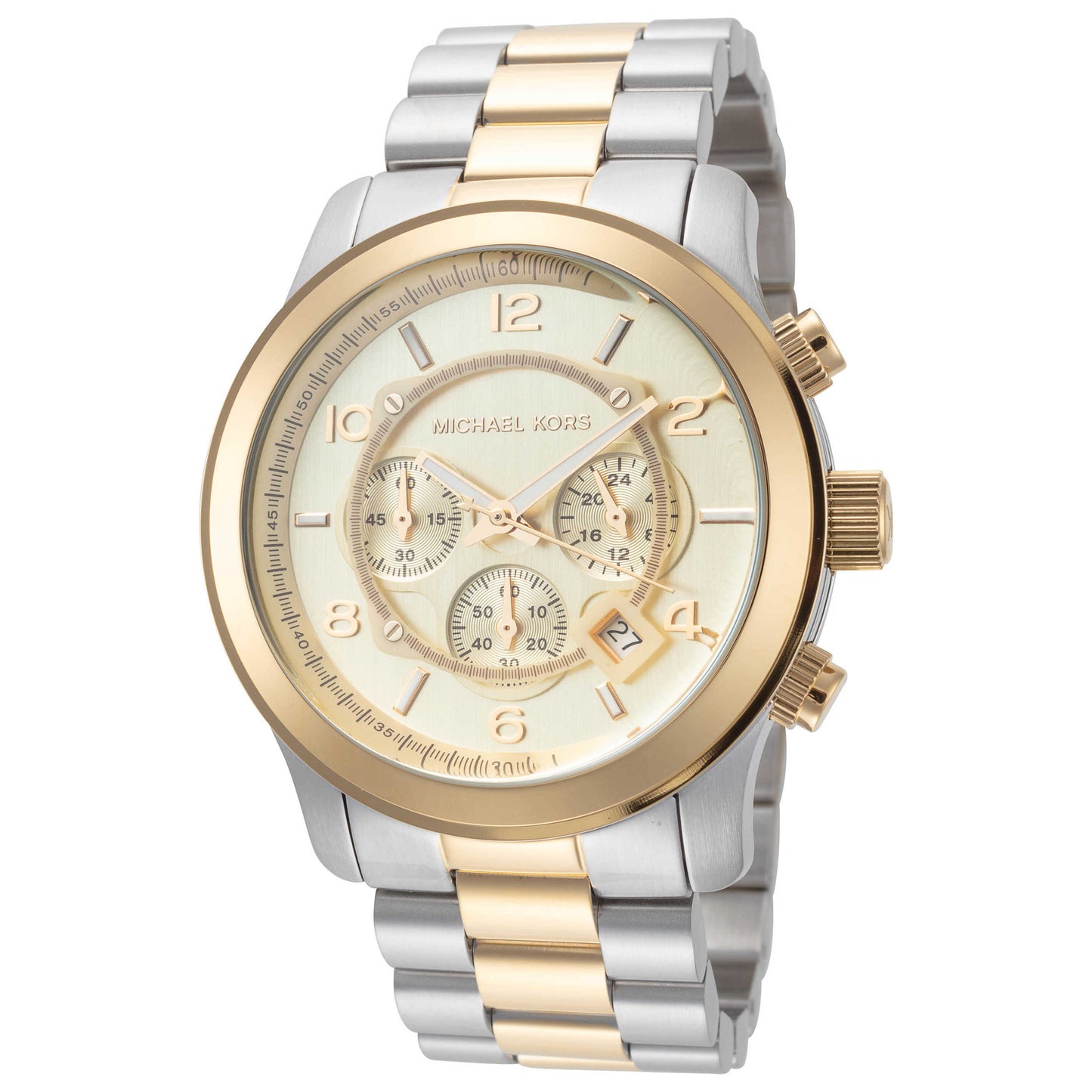 Front view of Michael Kors Runway Men's Quartz Watch MK9075