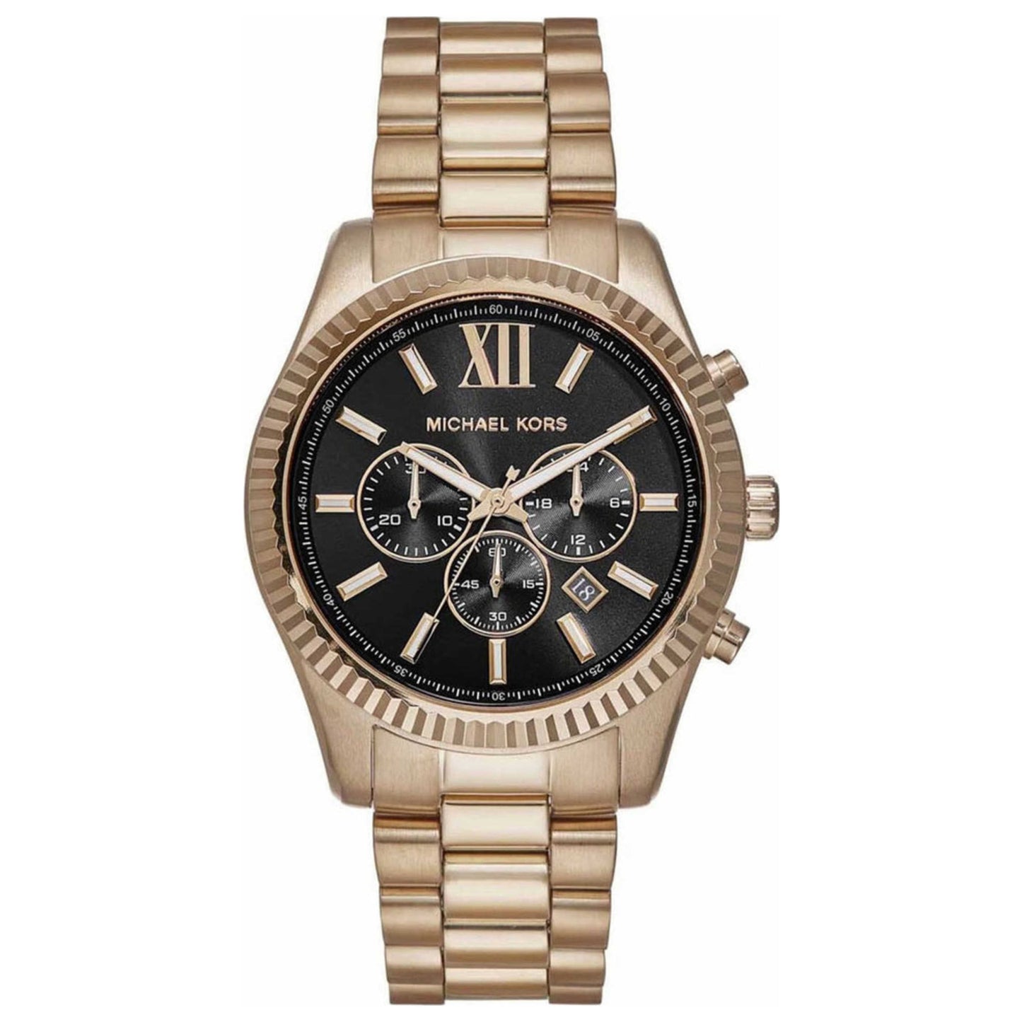 Front view of Michael Kors Lexington Men's Quartz Watch MK9155