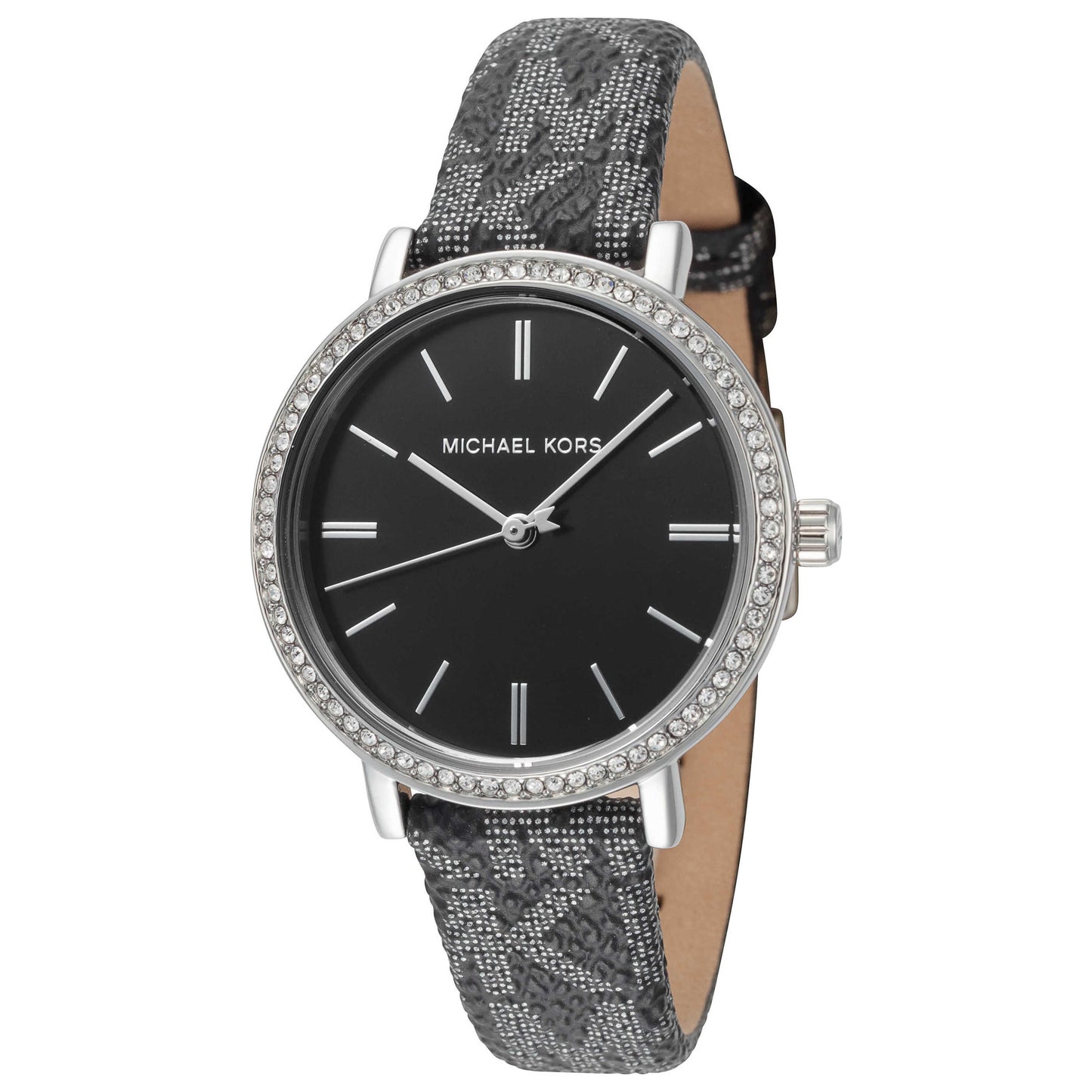 Front view of Michael Kors Addyson Women's Quartz Watch MKO9003SET