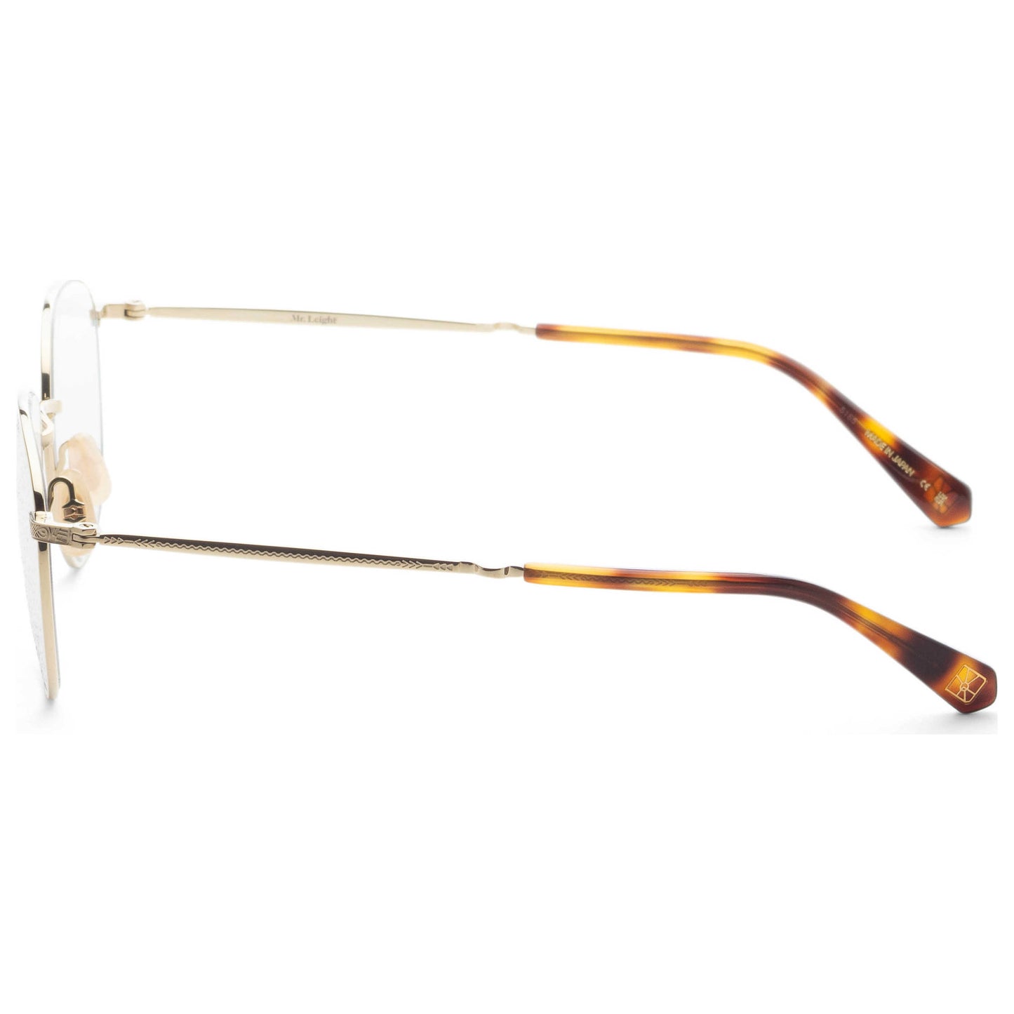 Left view of Garrett Leight GRIFFITH III C Unisex Opticals ML3035-51-WG-YJKT