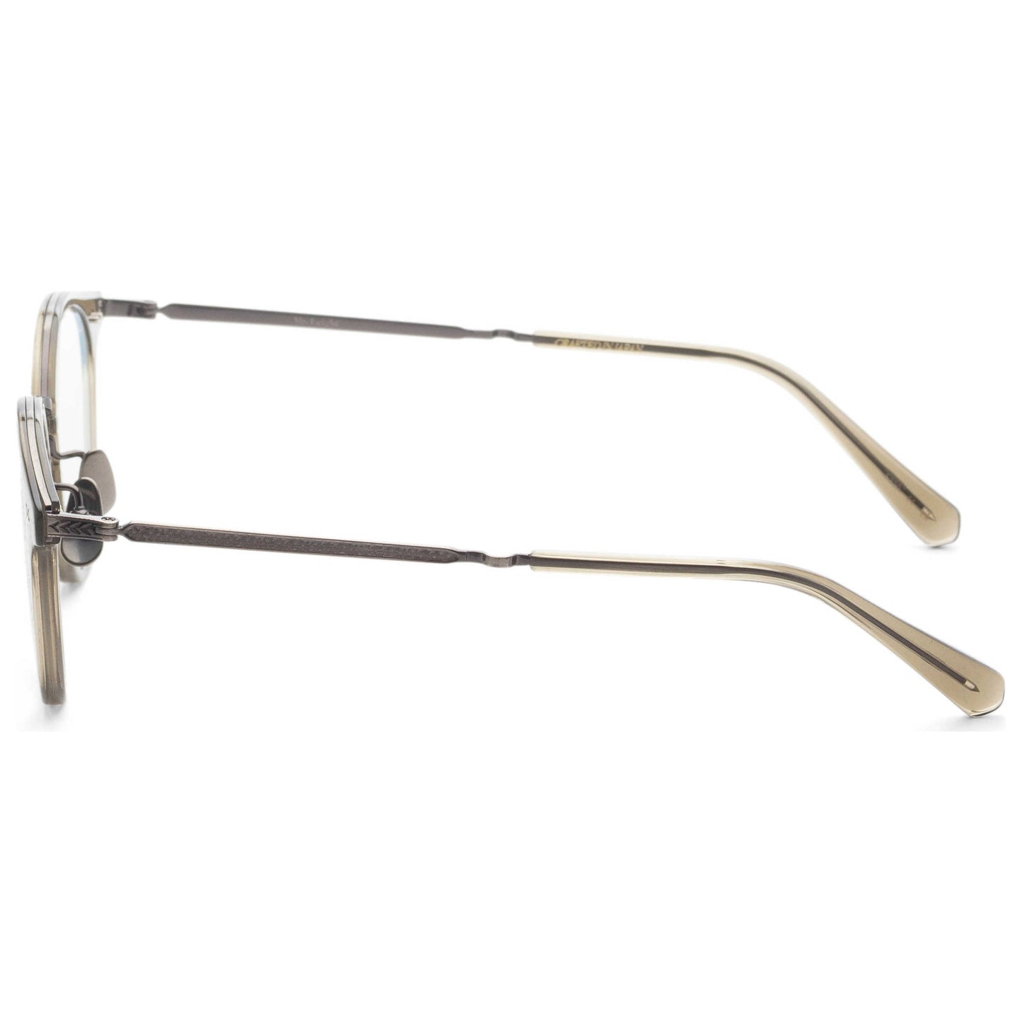 Left view of Garrett Leight MARMONT Unisex Opticals ML3038-46-HUN-PW
