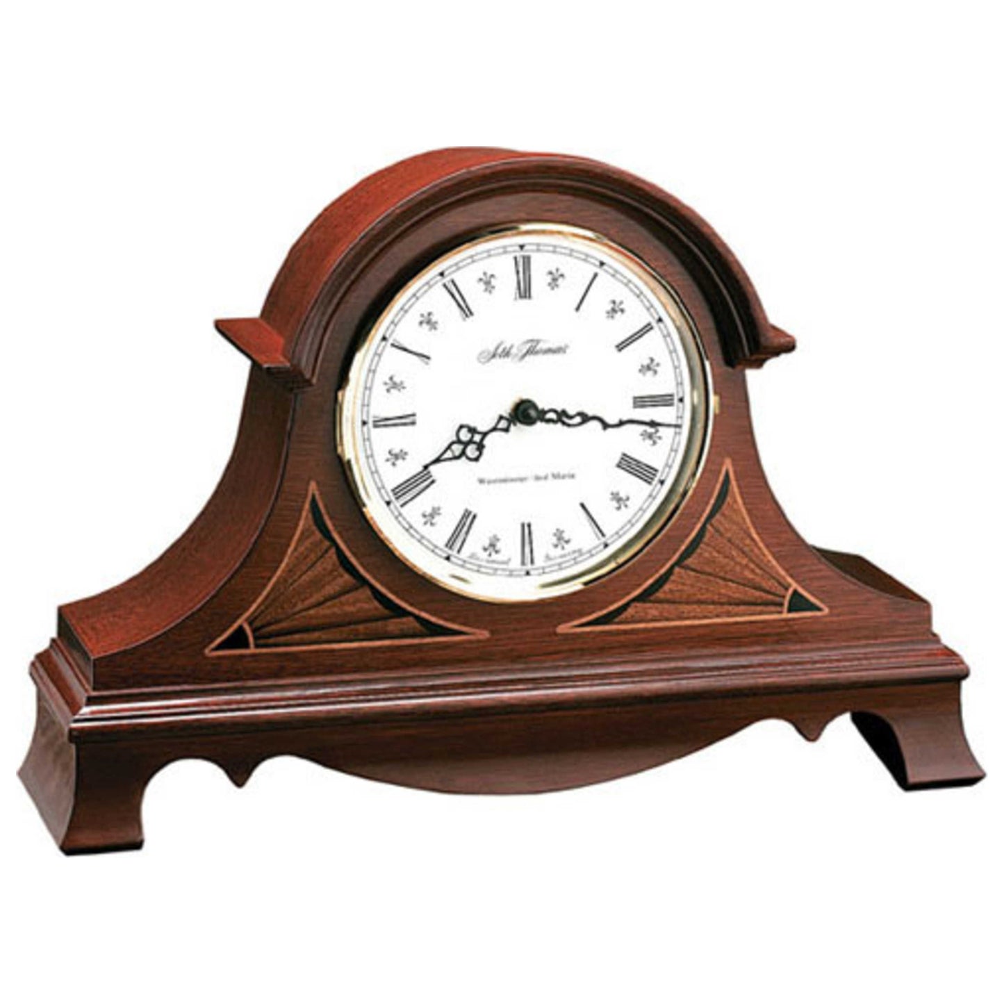 Front view of Seth Thomas Mantel Clock Quartz Clock MMH007363