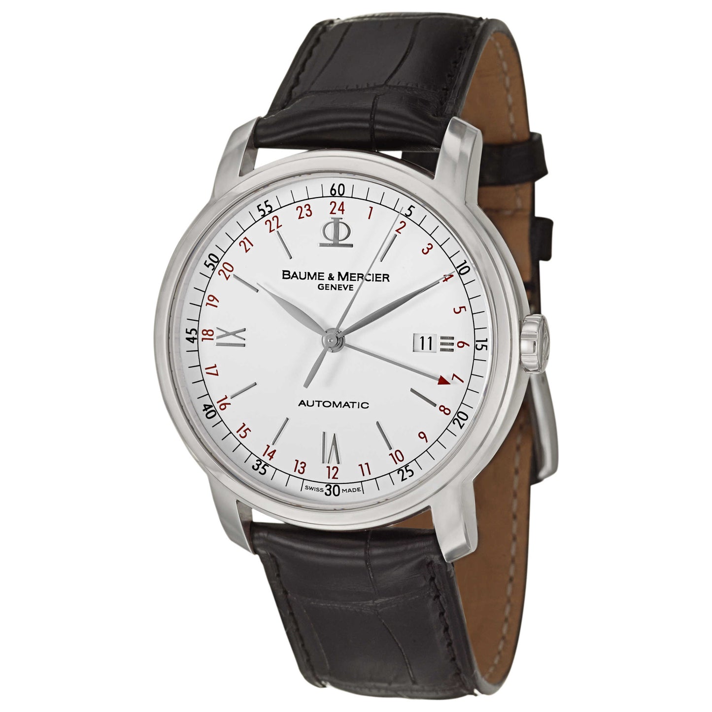Front view of Baume and Mercier Classima Executives Men's Automatic Watch MOA08462