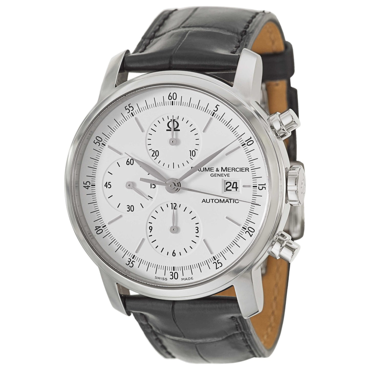 Front view of Baume and Mercier Classima Executives Men's Automatic Watch MOA08591