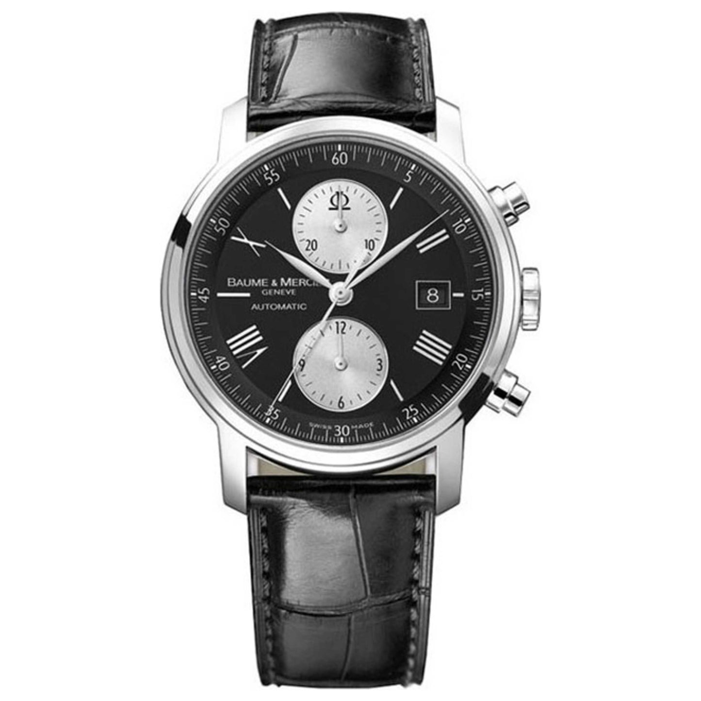 Front view of Baume and Mercier Classima Executives Men's Automatic Watch MOA08733