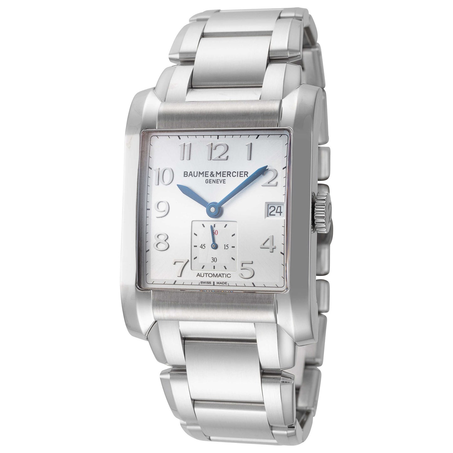Front view of Baume and Mercier Hampton Men's Automatic Watch MOA10047