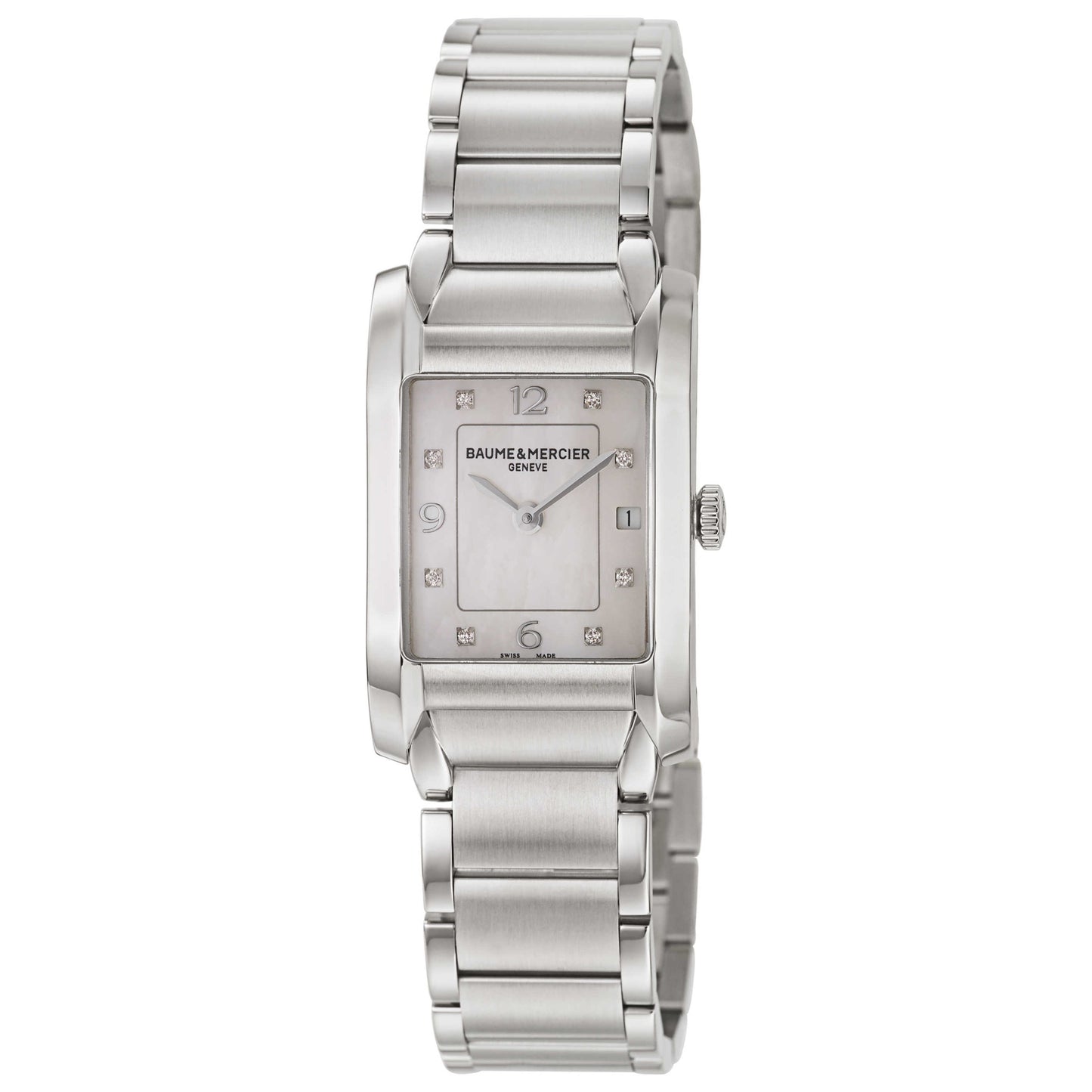 Front view of Baume and Mercier Hampton Women's Quartz Watch MOA10050