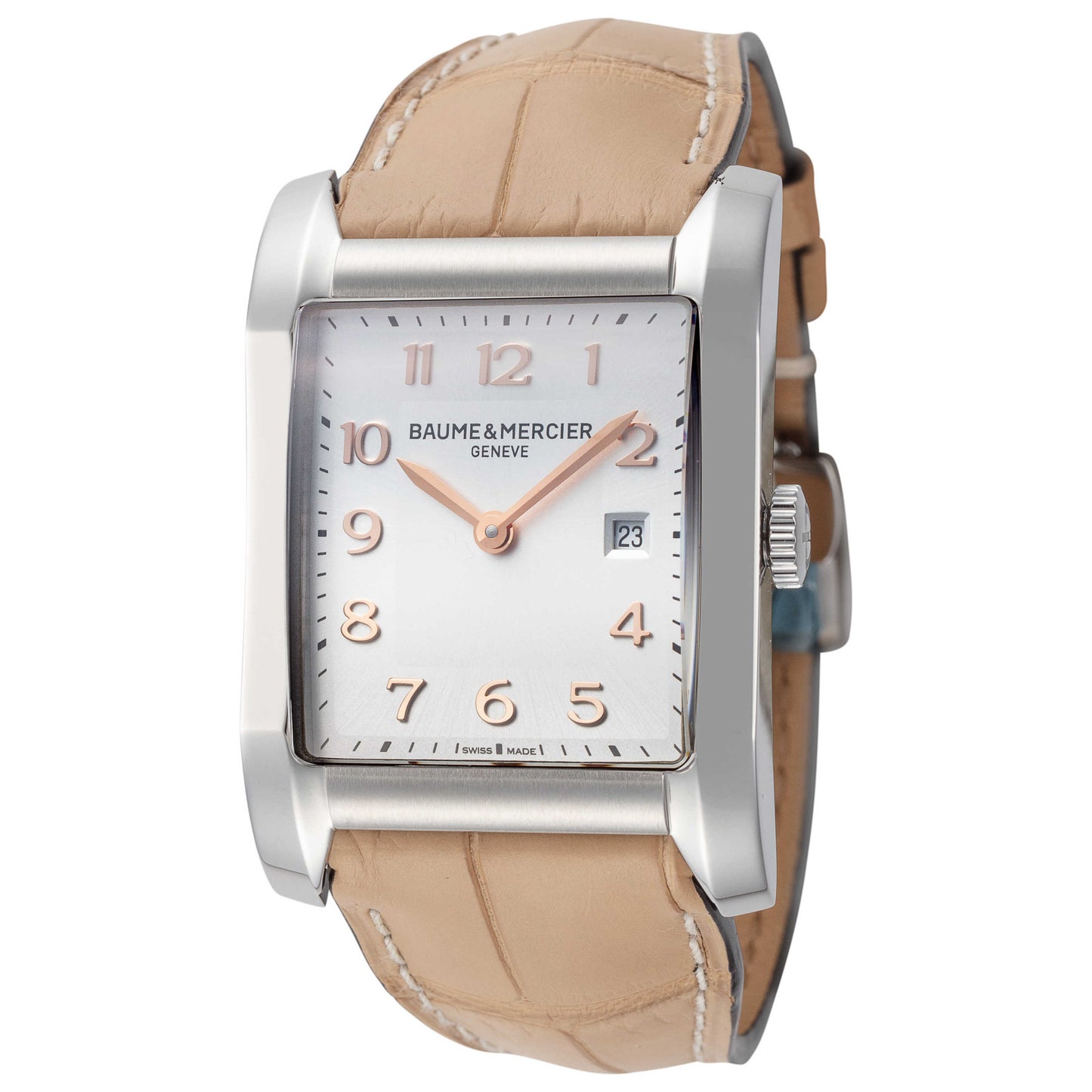 Front view of Baume and Mercier Hampton Women's Quartz Watch MOA10081