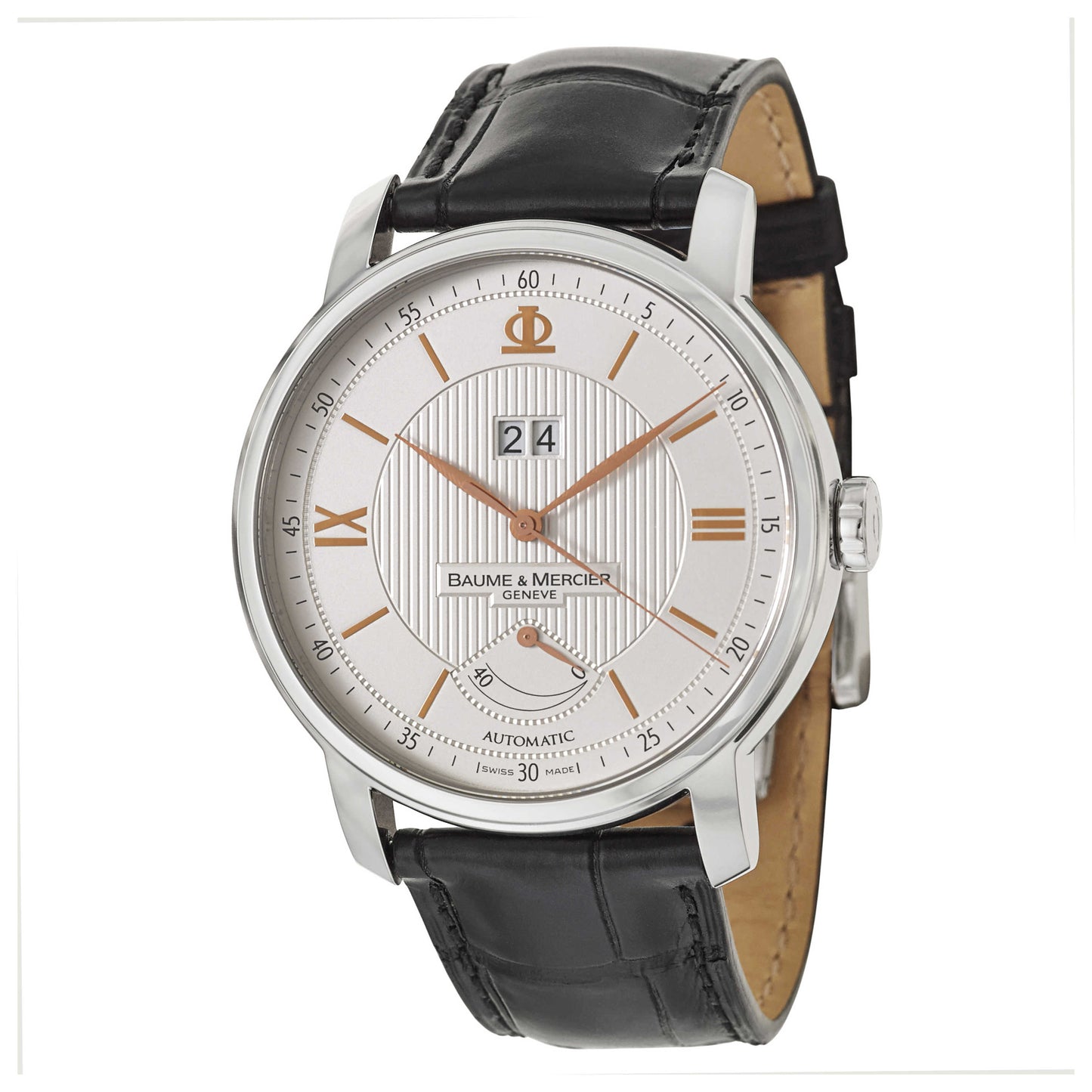 Front view of Baume and Mercier Classima Executives Men's Automatic Watch MOA10142