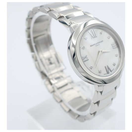 Baume and Mercier Promesse Women's Swiss Quartz (Battery-Powered) Watch MOA10158-SD - Image #3