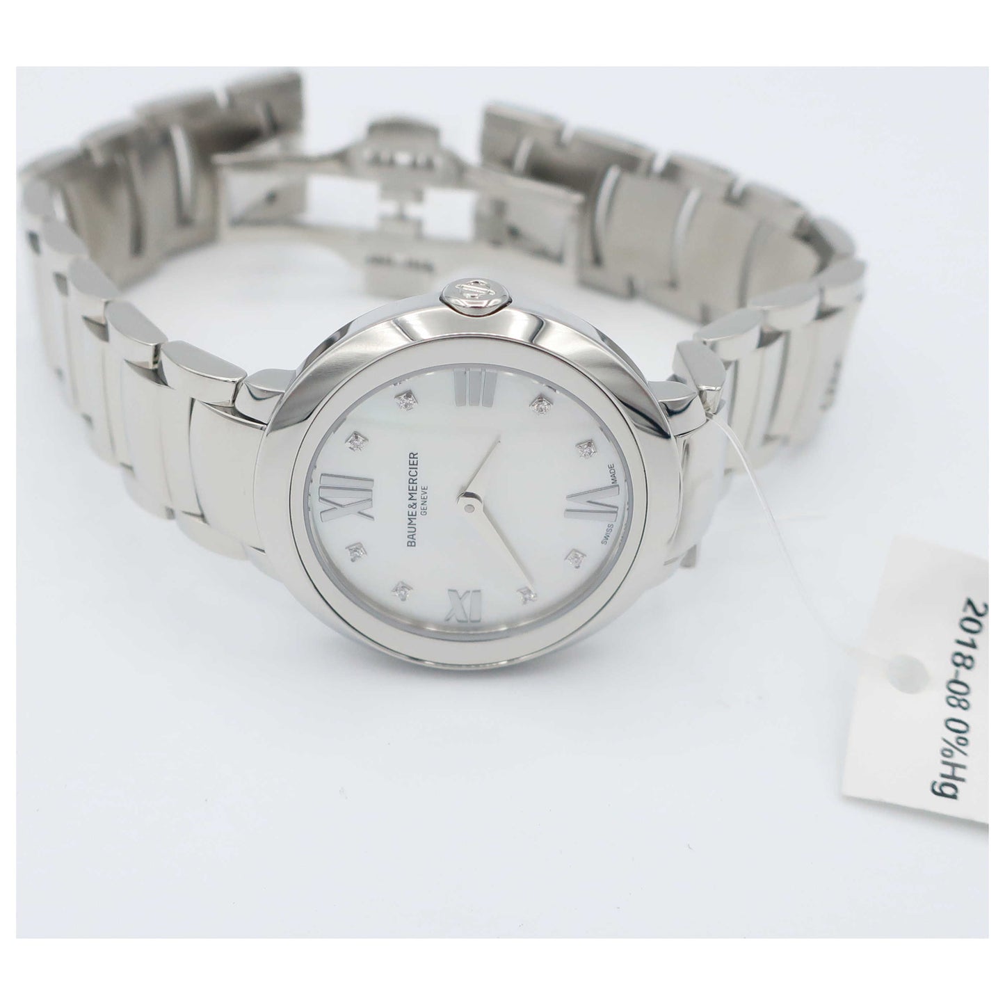 Baume and Mercier Promesse Women's Swiss Quartz (Battery-Powered) Watch MOA10158-SD - Image #8