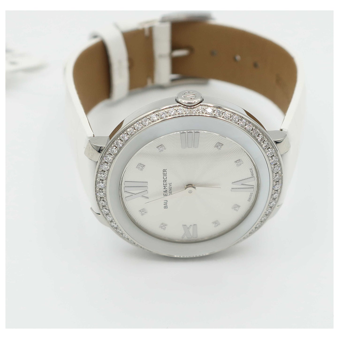 Baume and Mercier Promesse Women's Swiss Quartz (Battery-Powered) Watch MOA10165-SD - Image #8